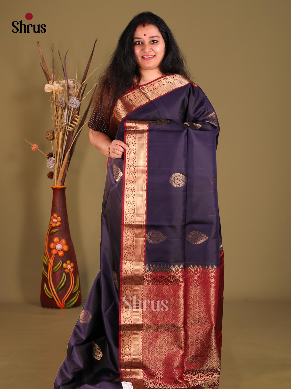 DGS25273 - Soft Silk (HR) Saree-1