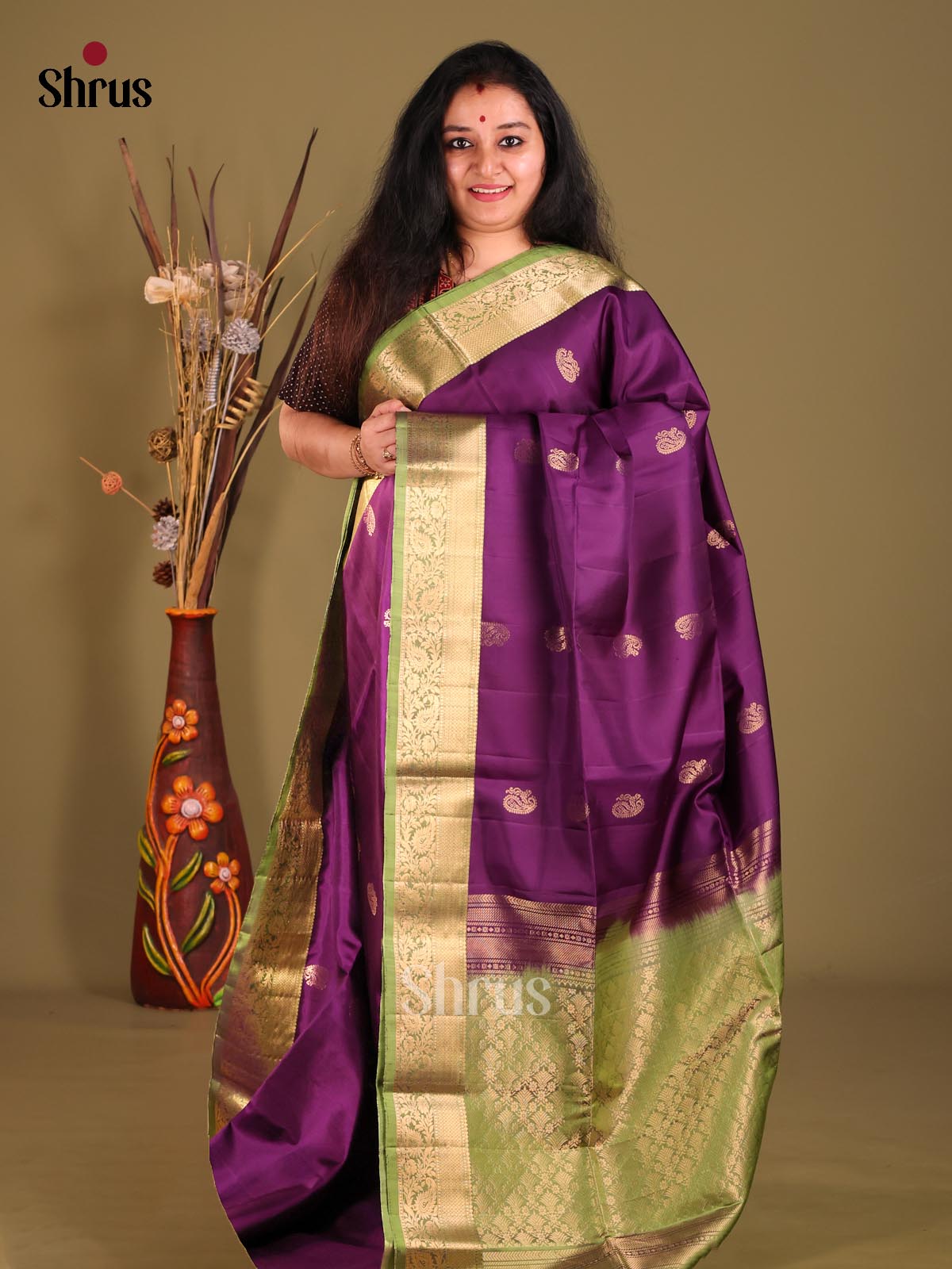DGS25276 - Soft Silk (HR) Saree-1