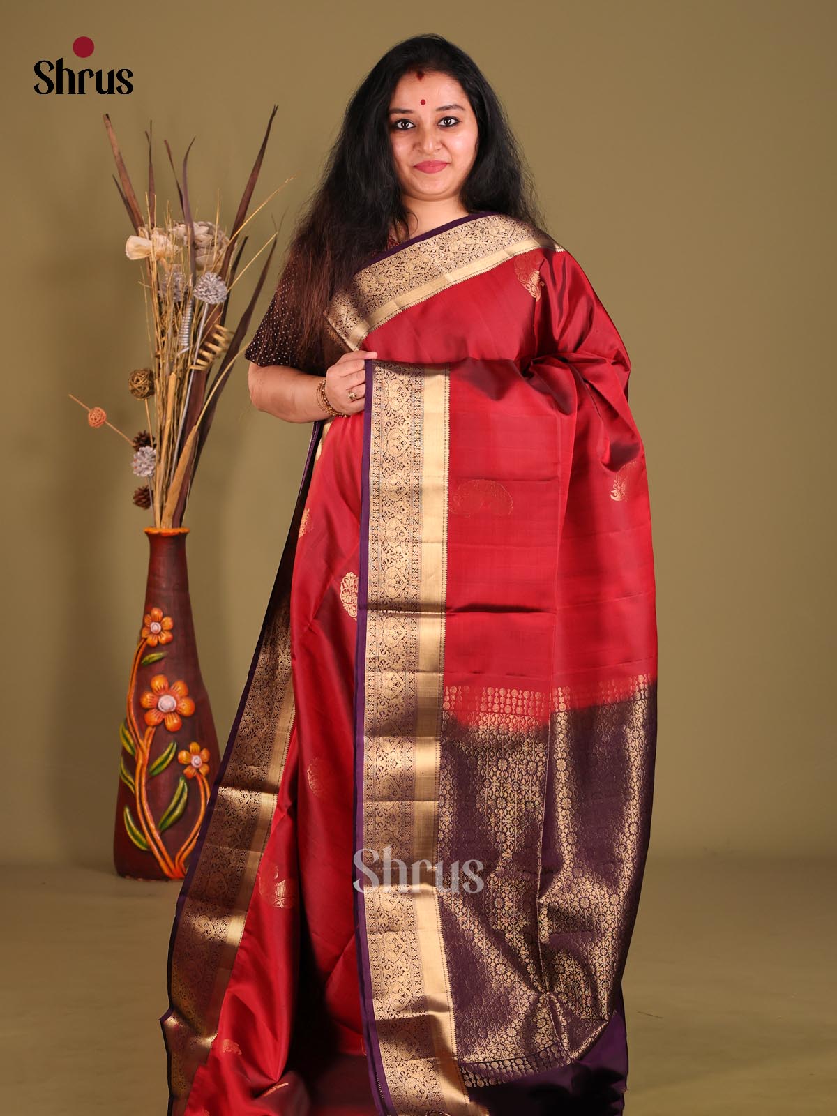 DGS25282 - Soft Silk (HR) Saree-1