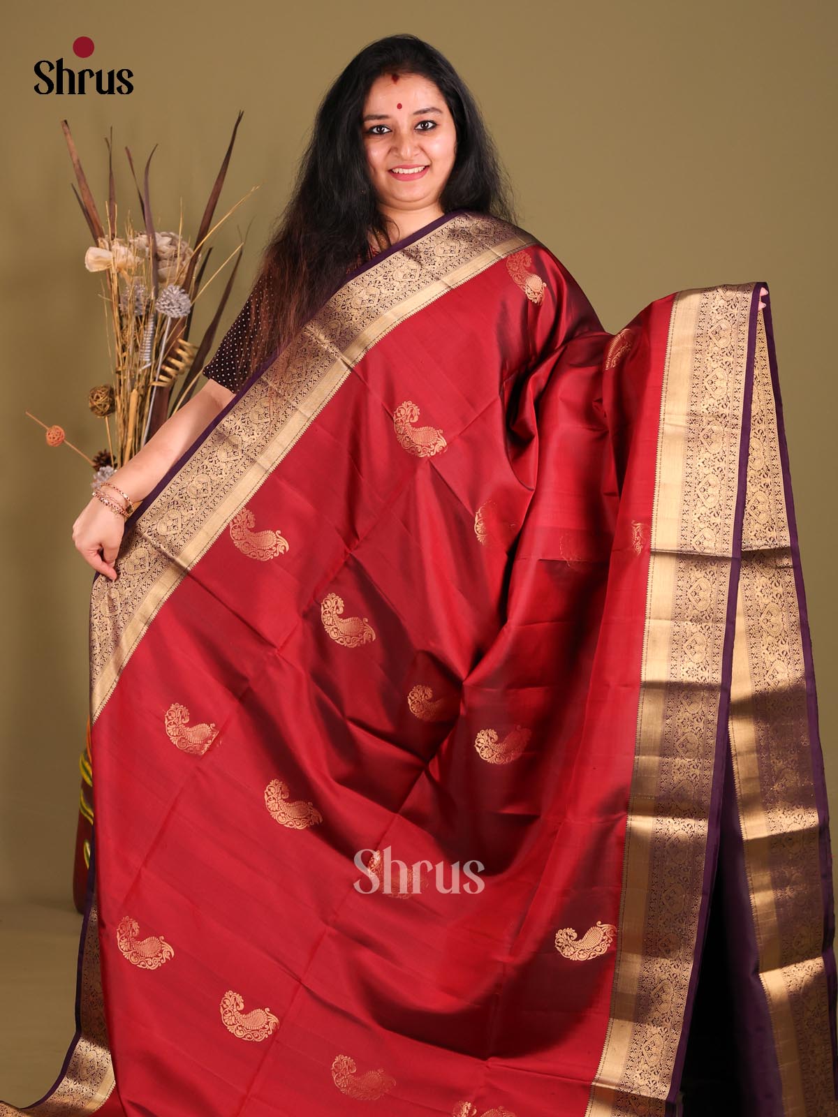 DGS25282 - Soft Silk (HR) Saree-2