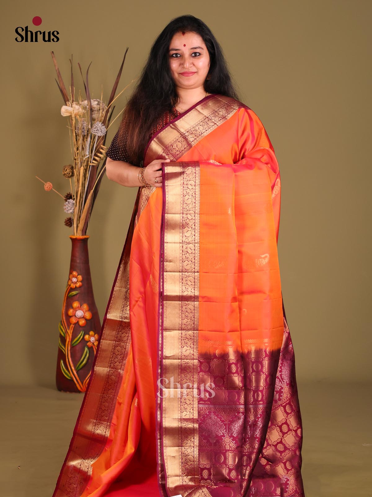 DGS25283 - Soft Silk (HR) Saree-1