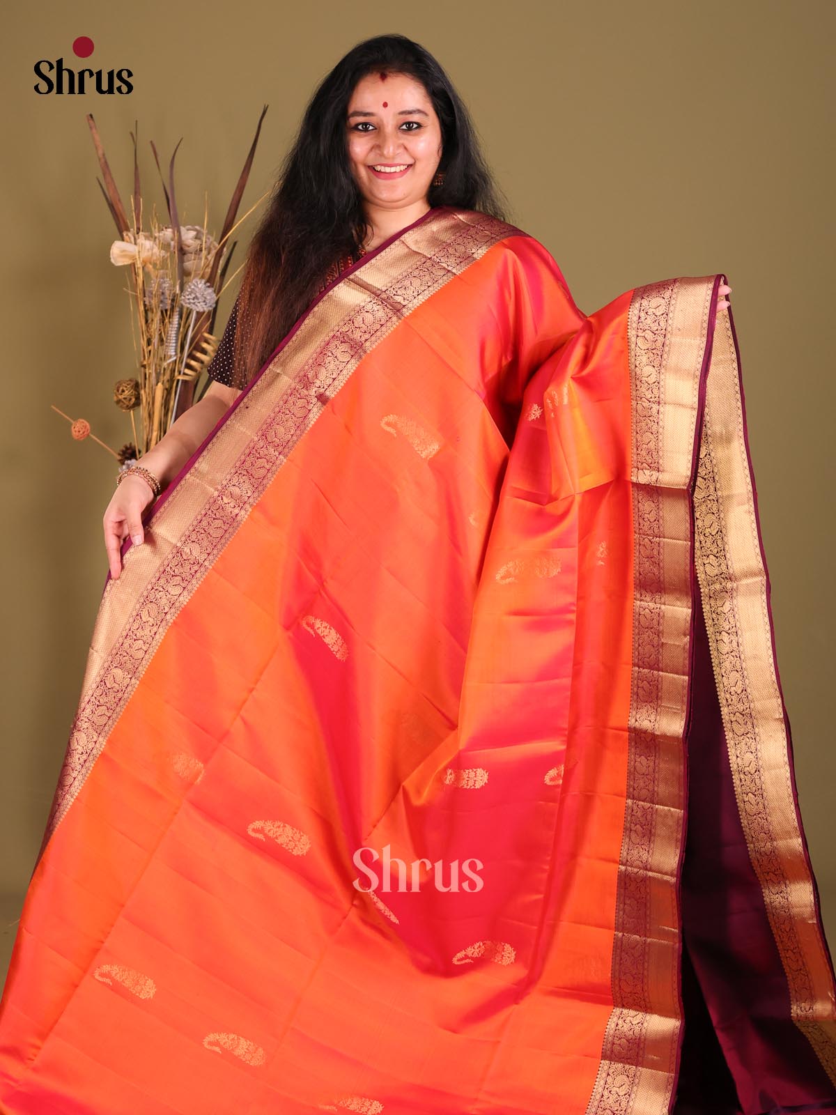 DGS25283 - Soft Silk (HR) Saree-2