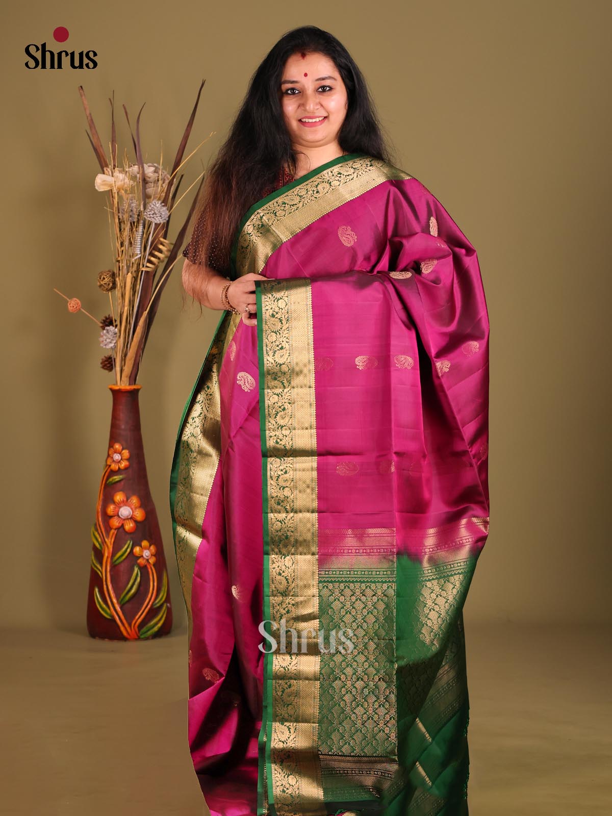 DGS25285 - Soft Silk (HR) Saree-1