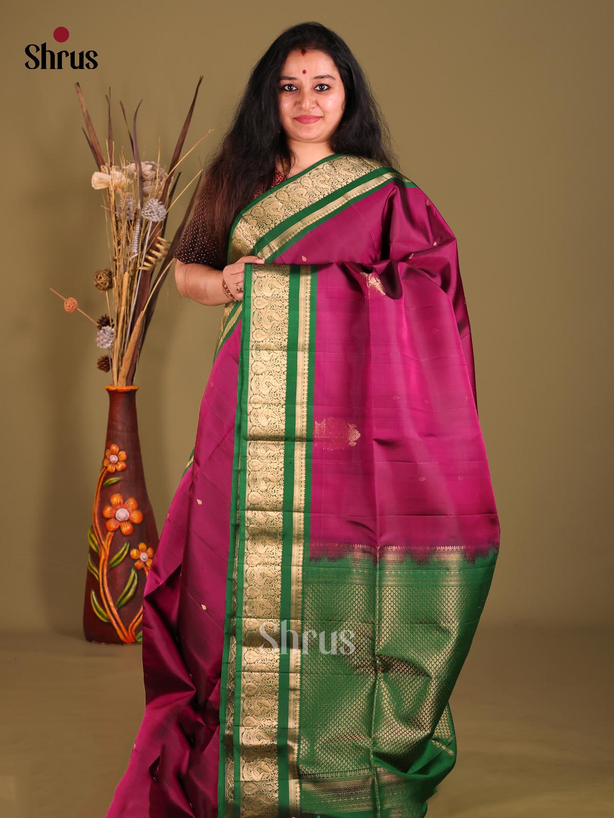 DGS25295 - Soft Silk (HR) Saree-1