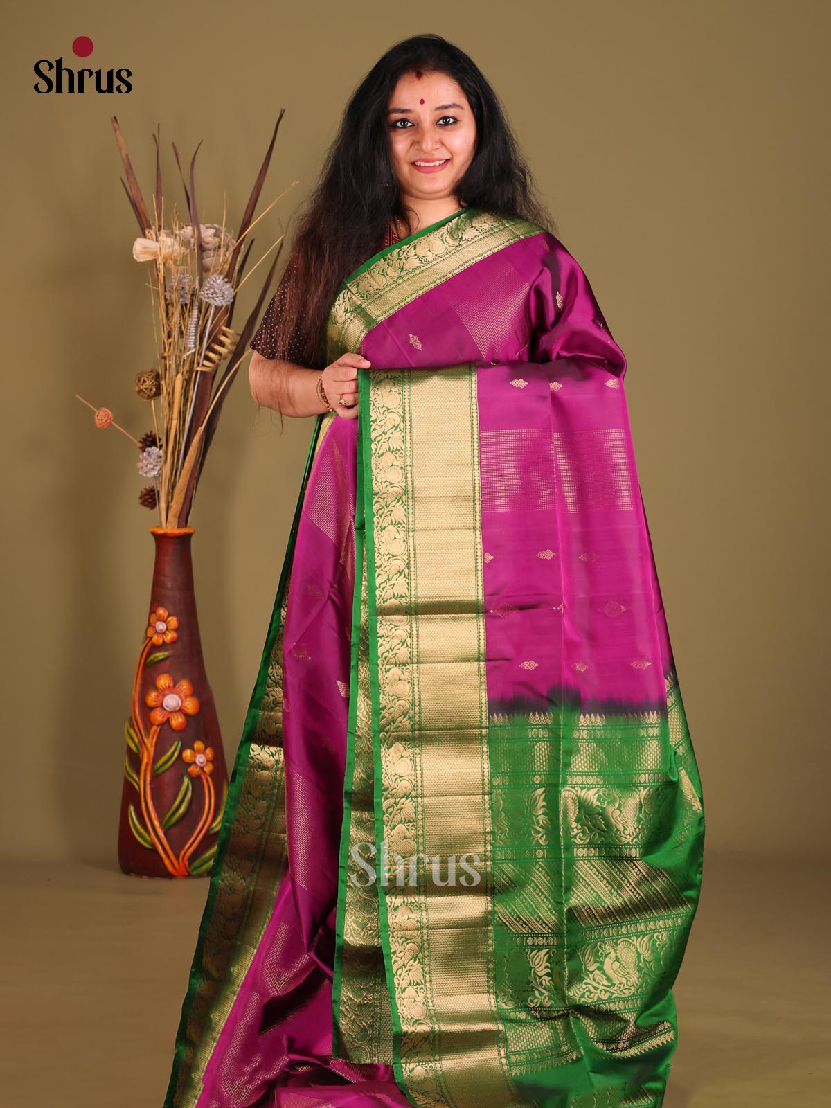 DGS25298 - Soft Silk (HR) Saree-1