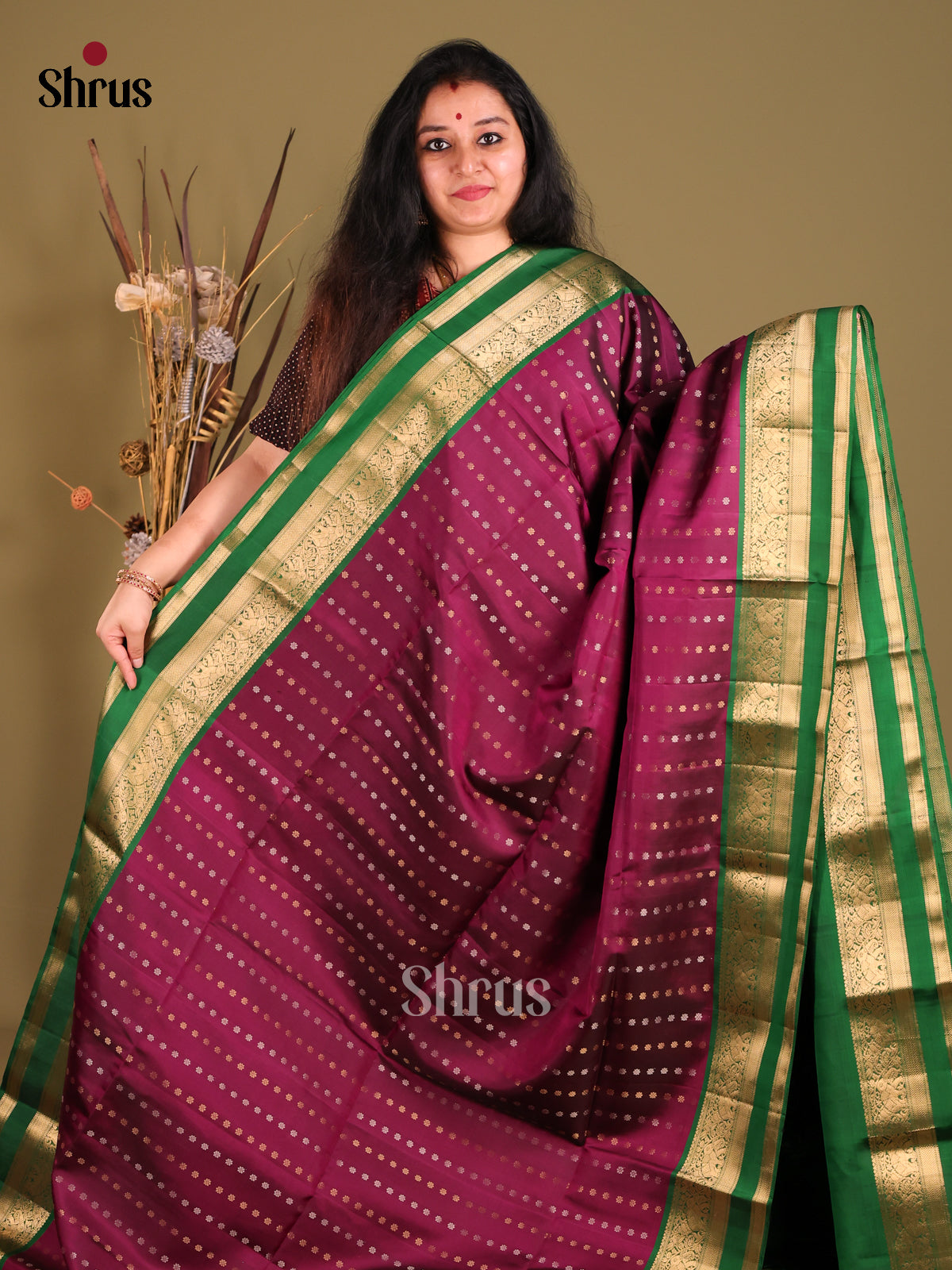 DGS25302 - Soft Silk (HR) Saree-2