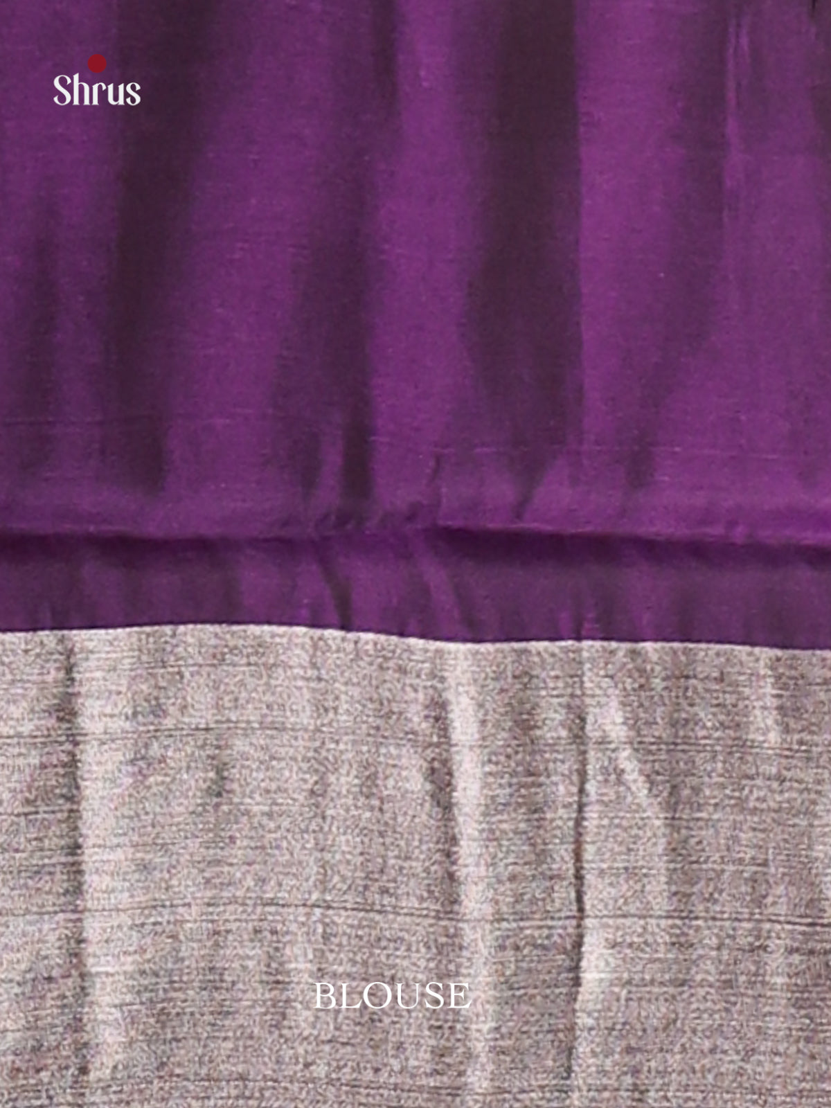 Blue & Violet - Semi uppada Saree