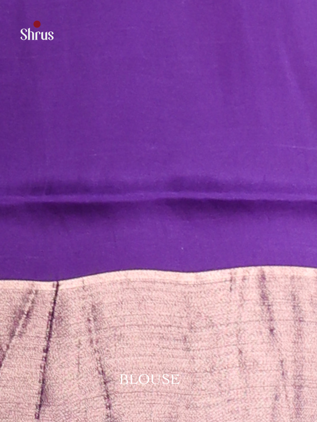Maroon & Violet - Semi uppada Saree - Shop on Shrus.com