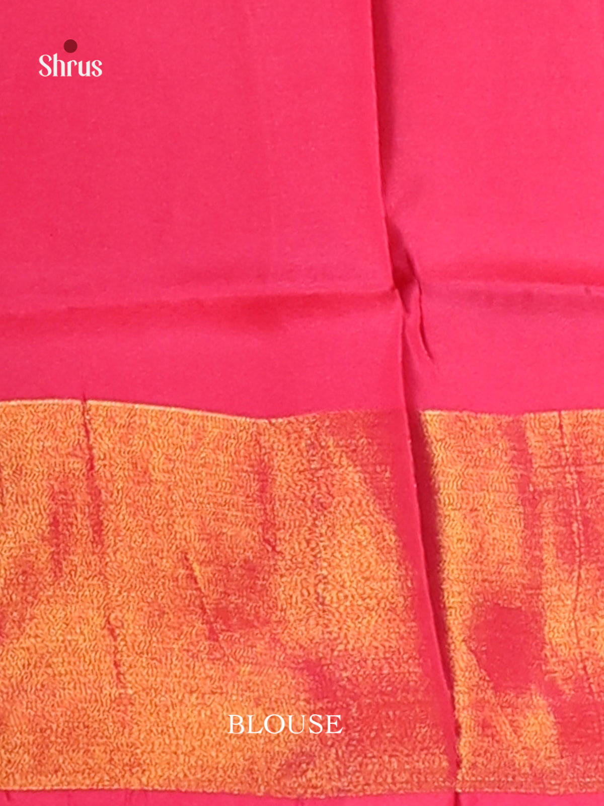 Blue & Pink - Semi uppada Saree
