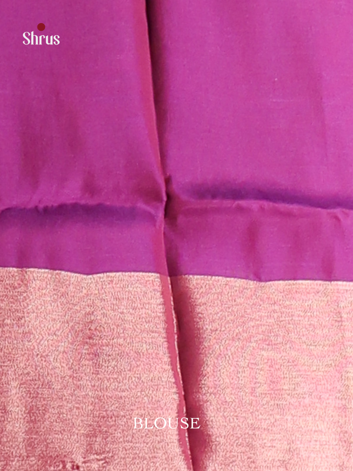 Blue & Purple - Semi uppada Saree