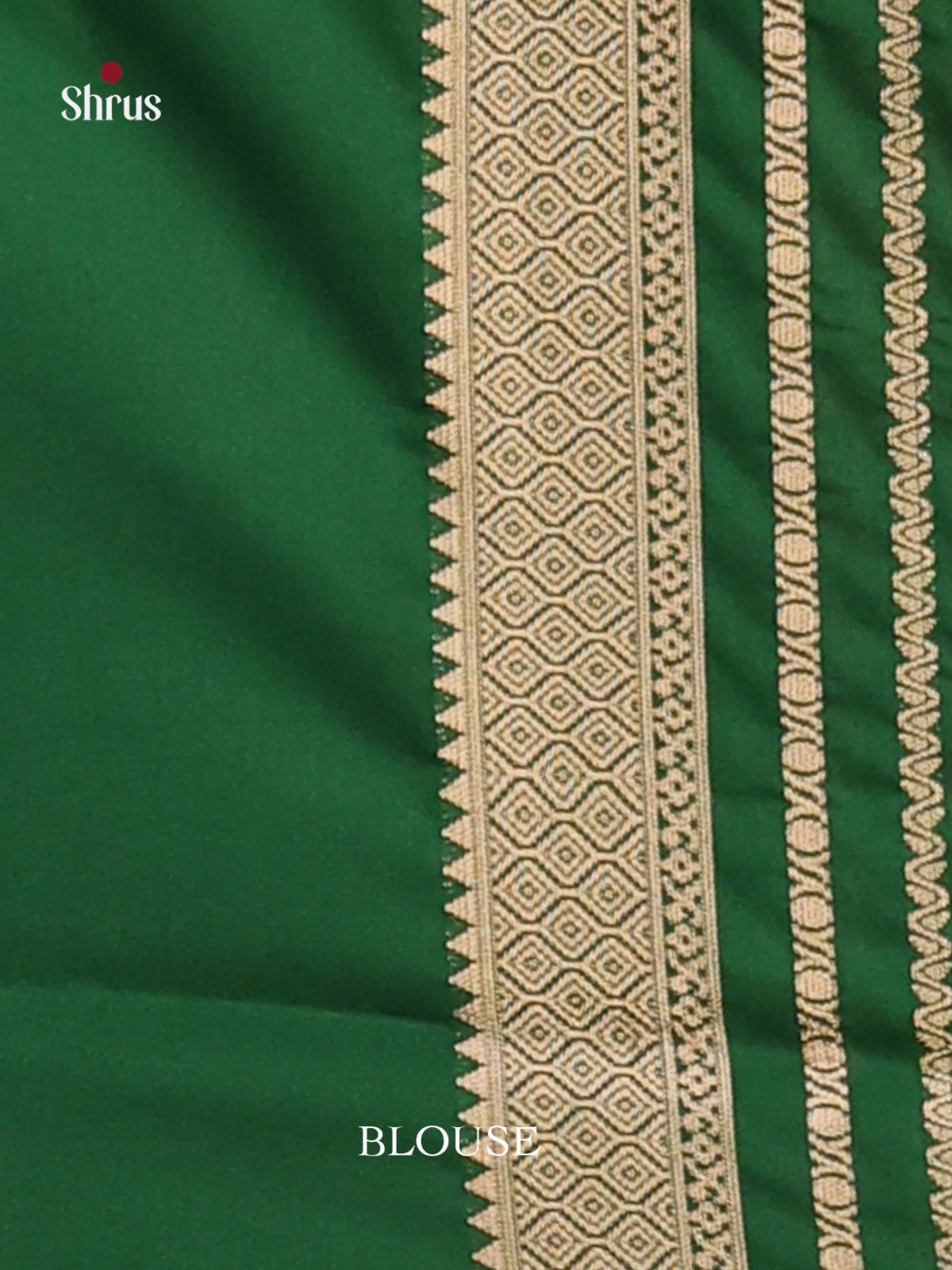 Red & Green - Mysoresilk-halfpure Saree 1