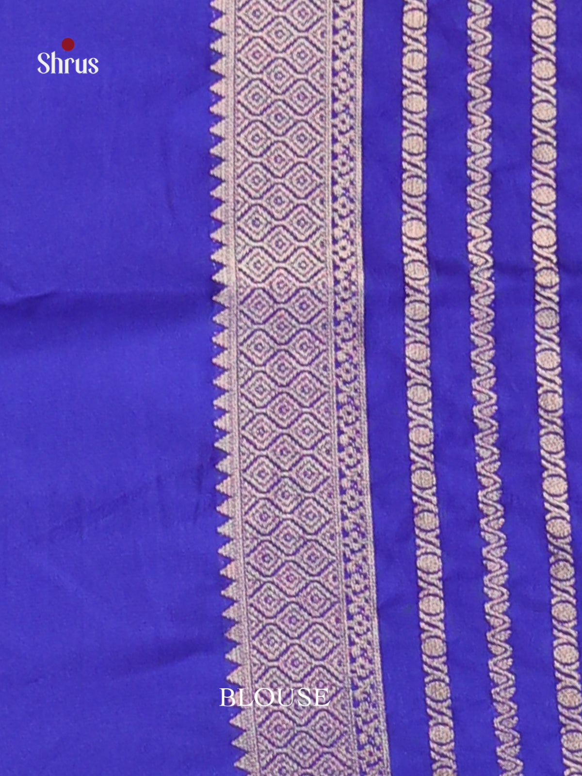 Teal & Blue - Mysoresilk-halfpure Saree 1