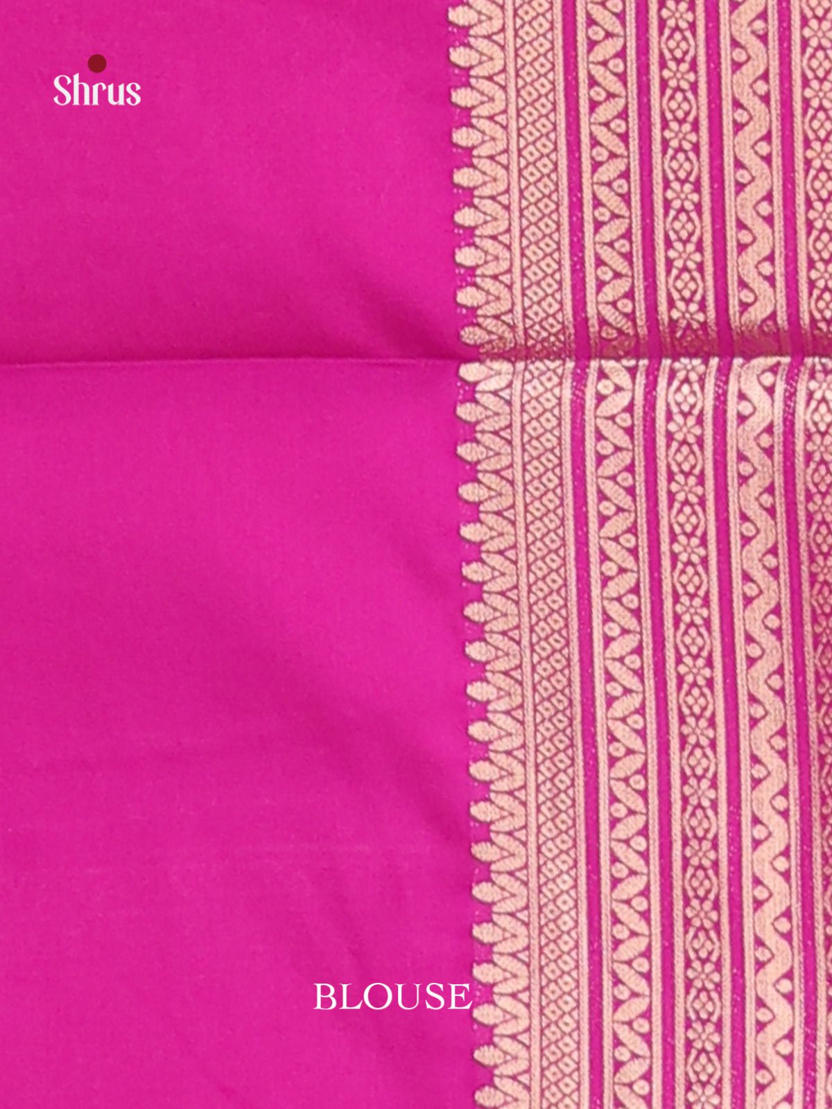 Blue & Majenta - Mysoresilk-halfpure Saree