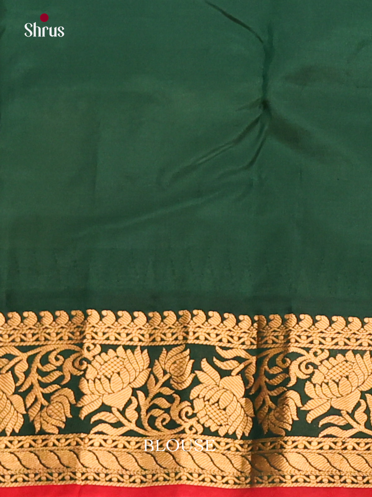 Luminous Yellow Gadwal silk Saree with Zari Buttas & Green Border-2