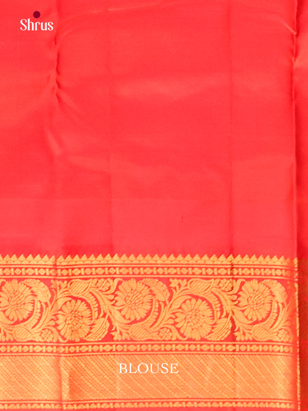 Graceful Blue Checked Gadwal silk Saree with gold zari buttas & Red Brocade Pallu-2