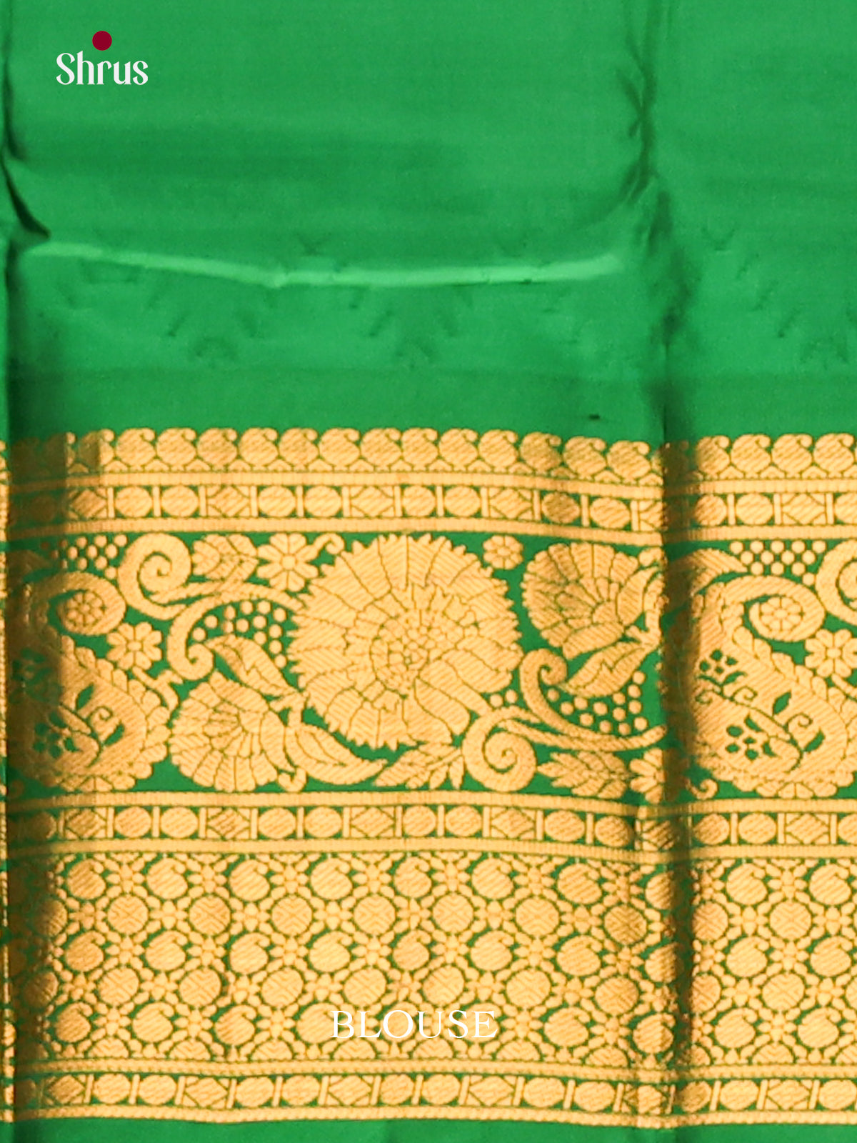 Cute Pink Gadwal silk Saree with checks, zari buttas & Green Floral Vine Woven Border-2