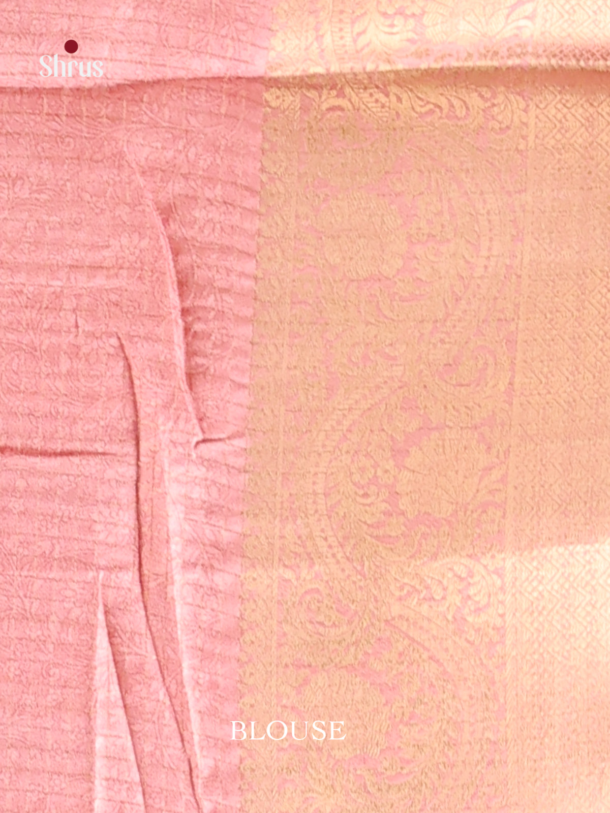 Yellow & Pink - Semi Dola silk Saree