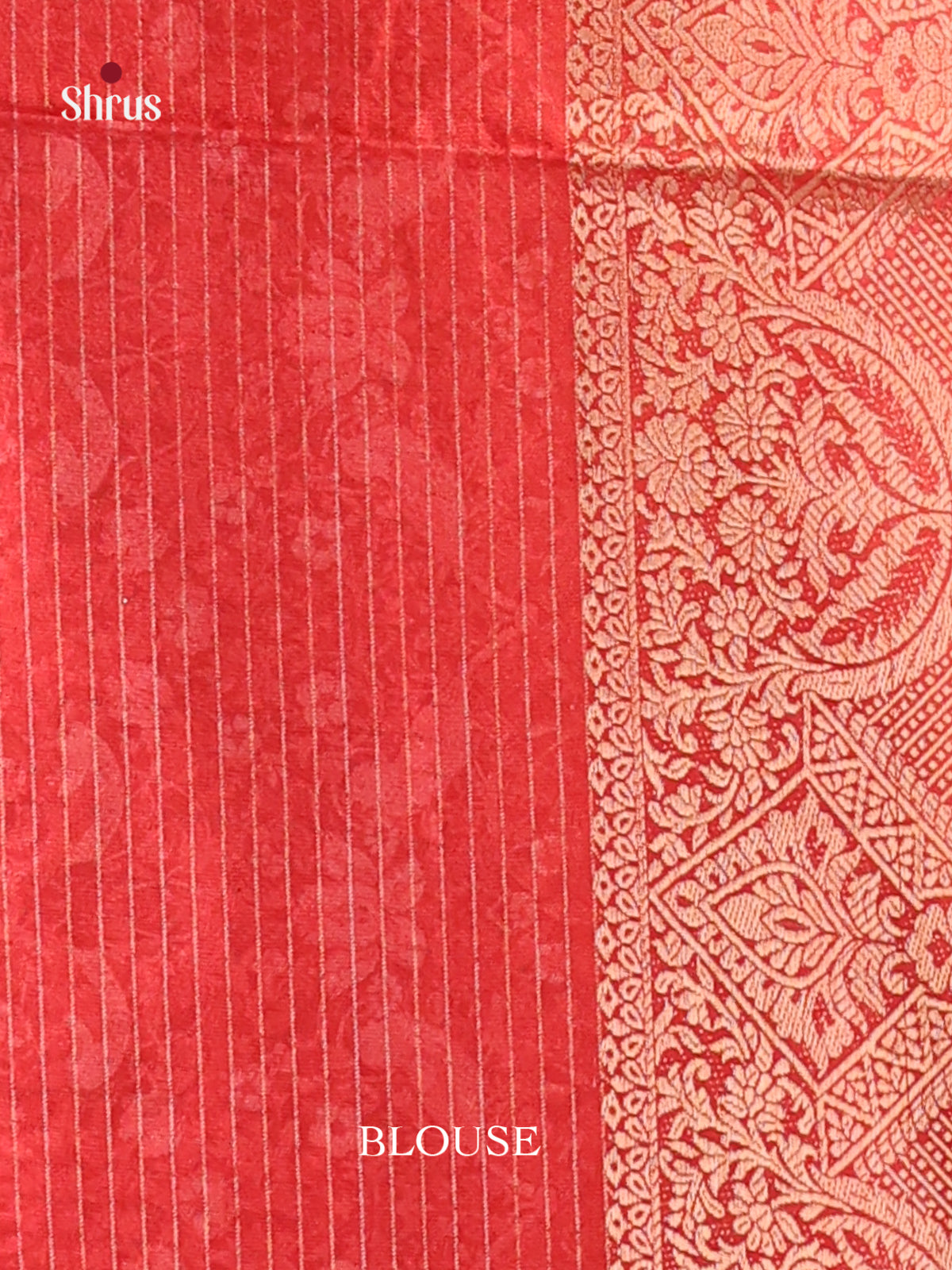 Black & Red- Semi Dola silk Saree