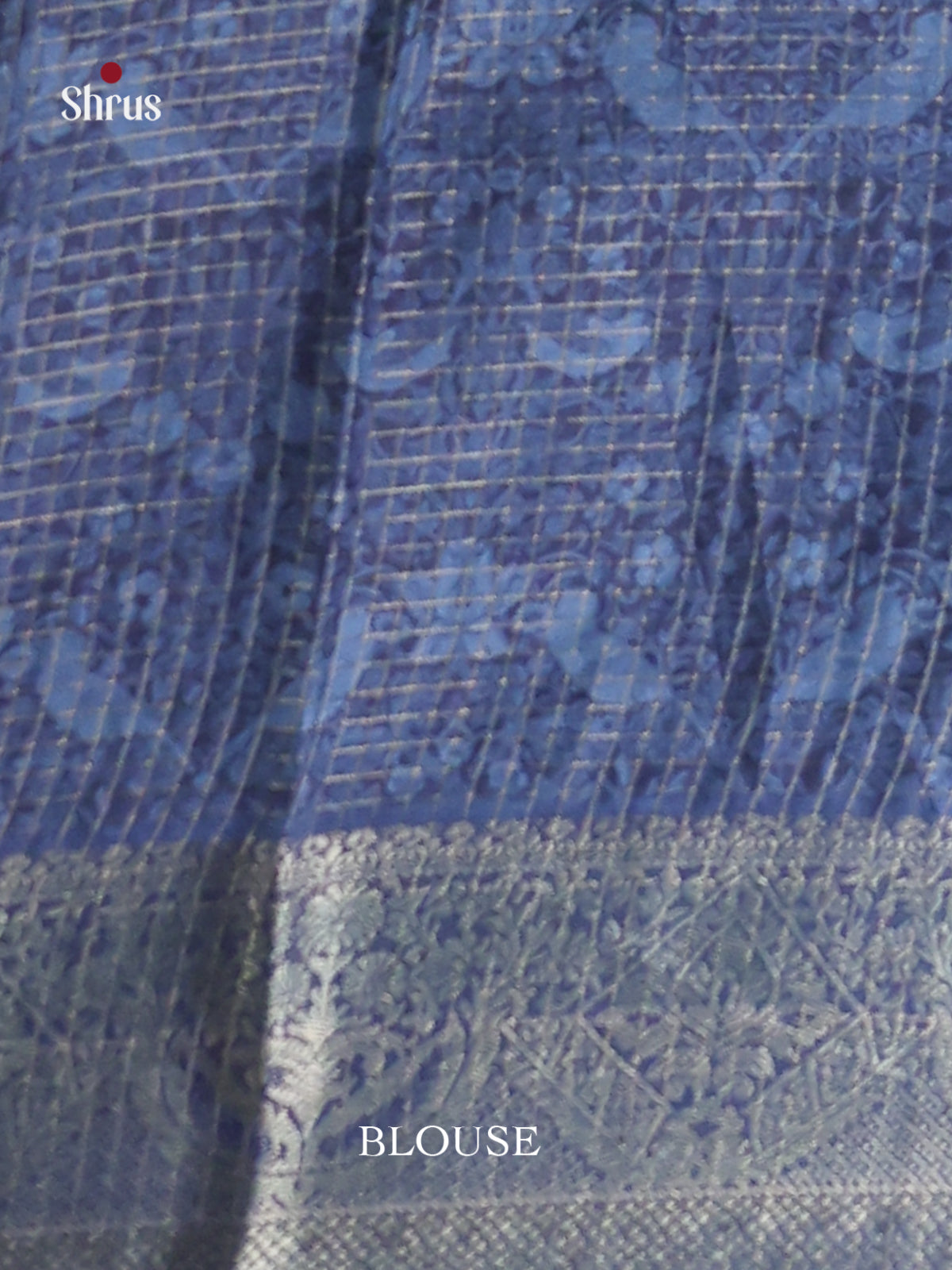 Green & Blue - Semi Dola silk Saree