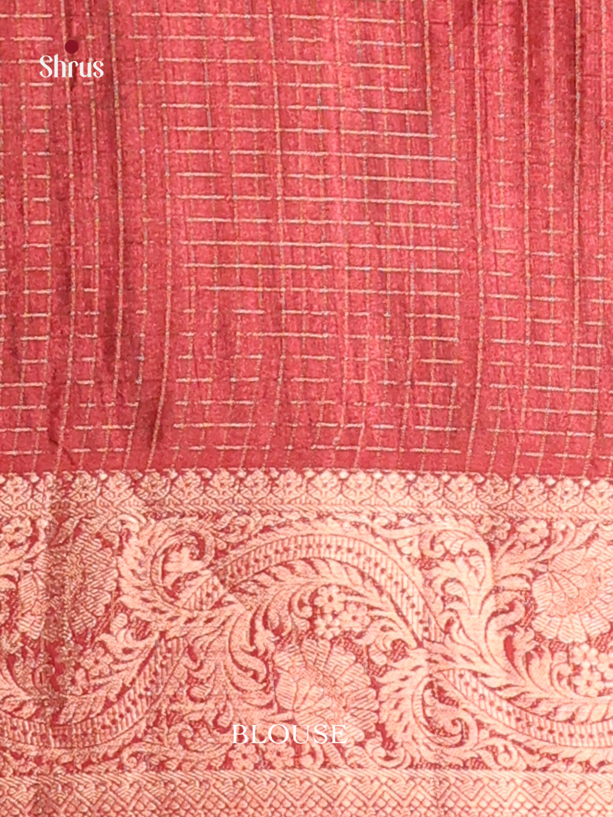 Red- Semi Dola silk Saree