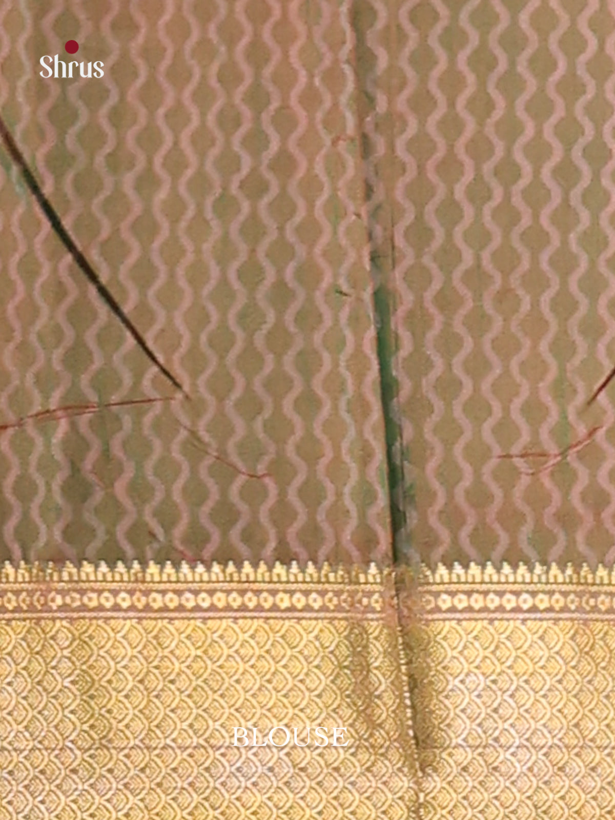 Pink & double shaded Green - Semi Patola Saree - Shop on Shrus.com