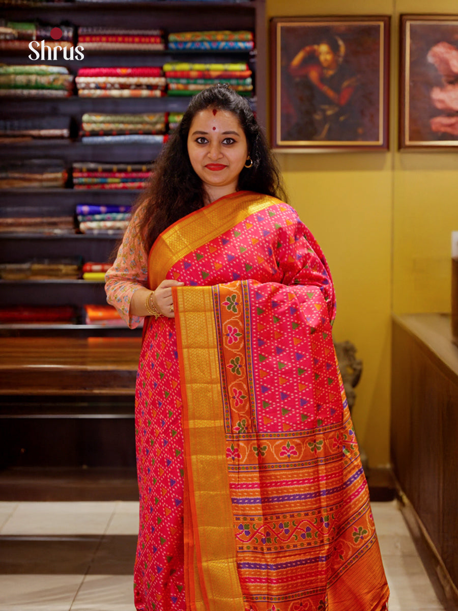 DGS28008 - Semi Patola Saree - Shop on Shrus.com