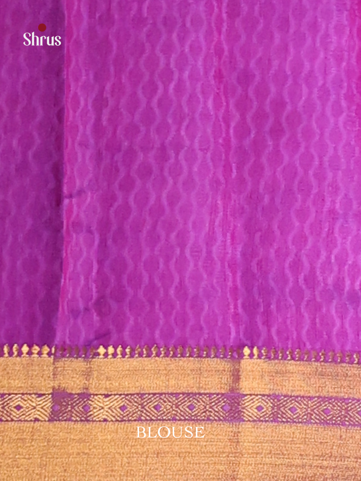 Blue & Purple - Semi Patola Saree