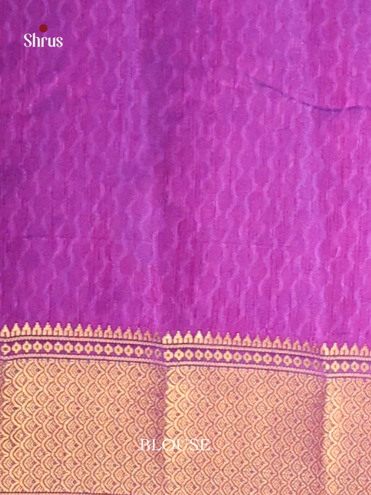 Blue & Purple - Semi Patola Saree