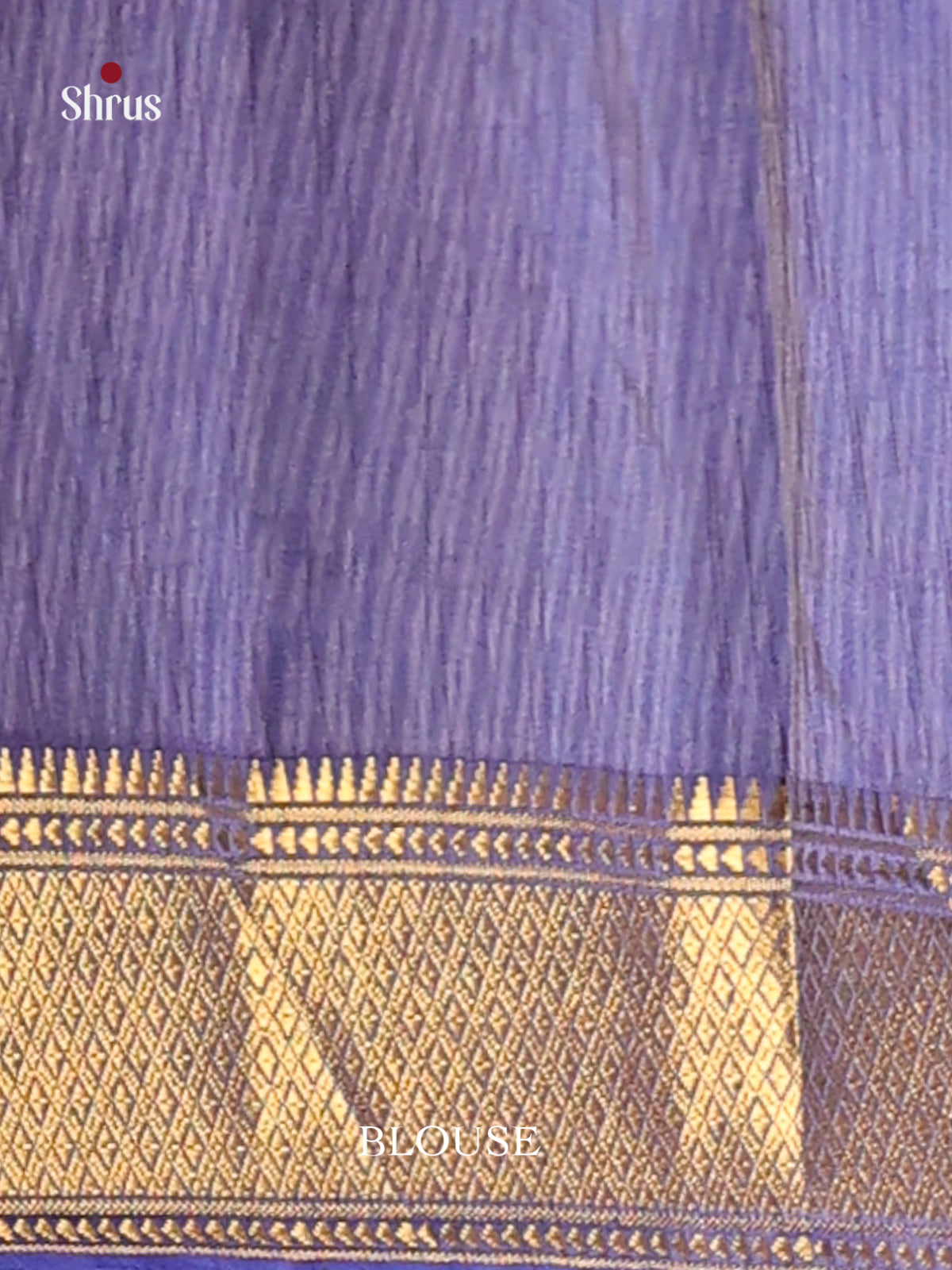 Blue & Purple - Semi Patola Saree