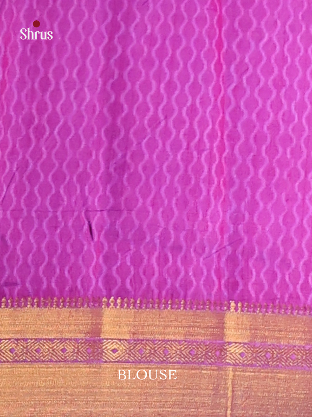 Blue & Purple - Semi Patola Saree