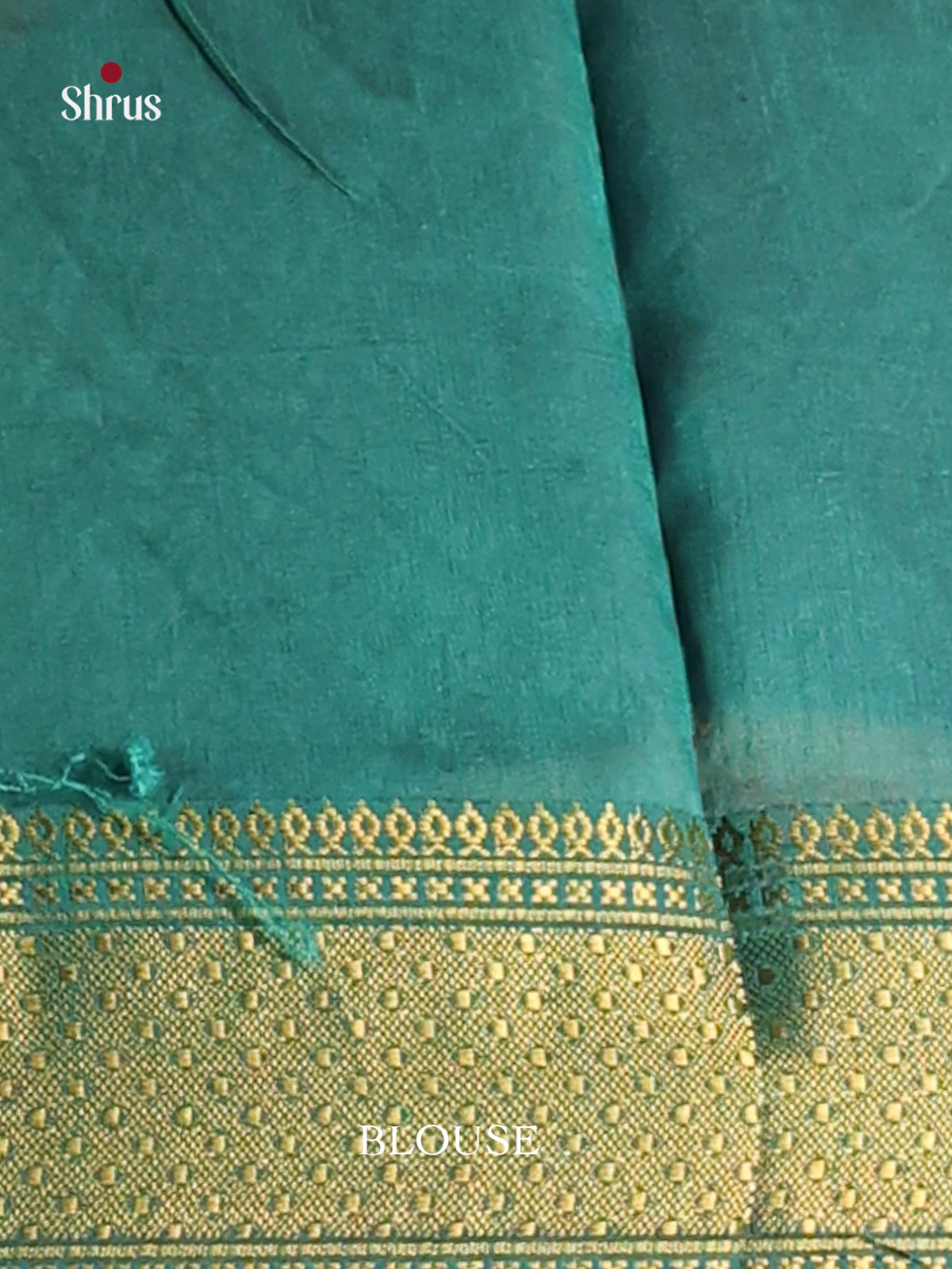 Blue & Green - Semi Patola Saree