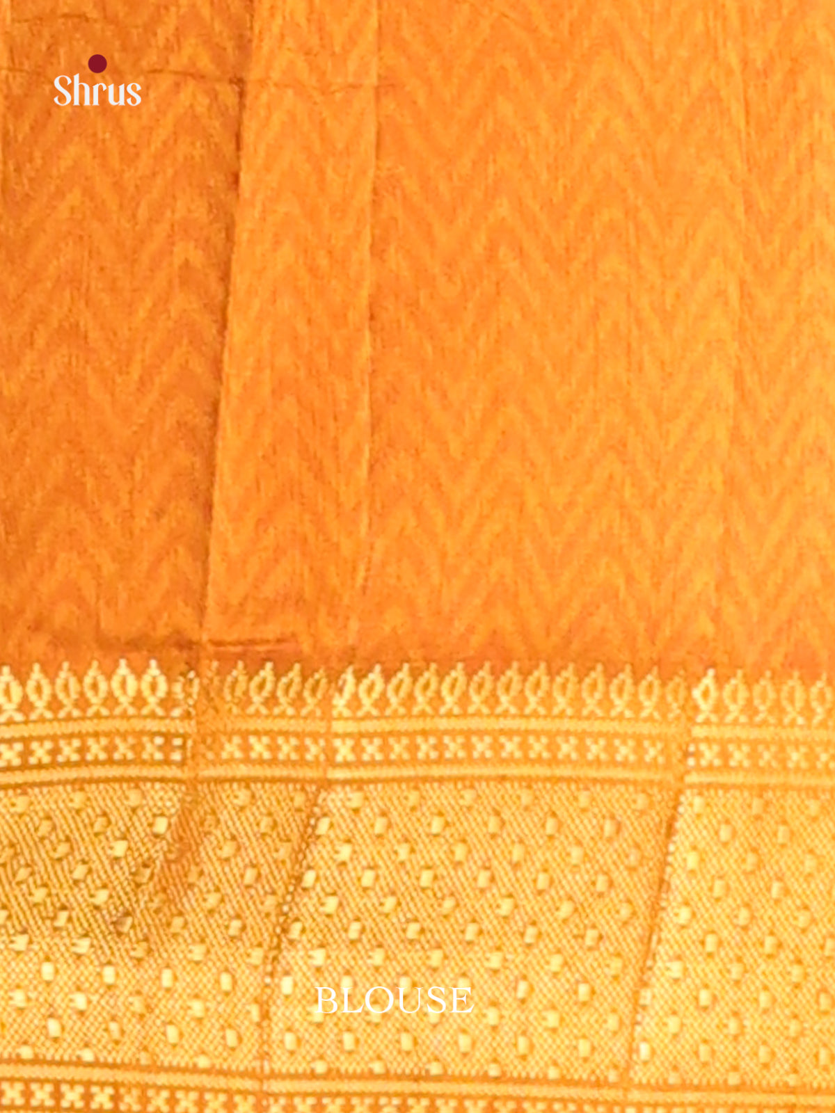 Green & Mustard - Semi Patola Saree - Shop on Shrus.com