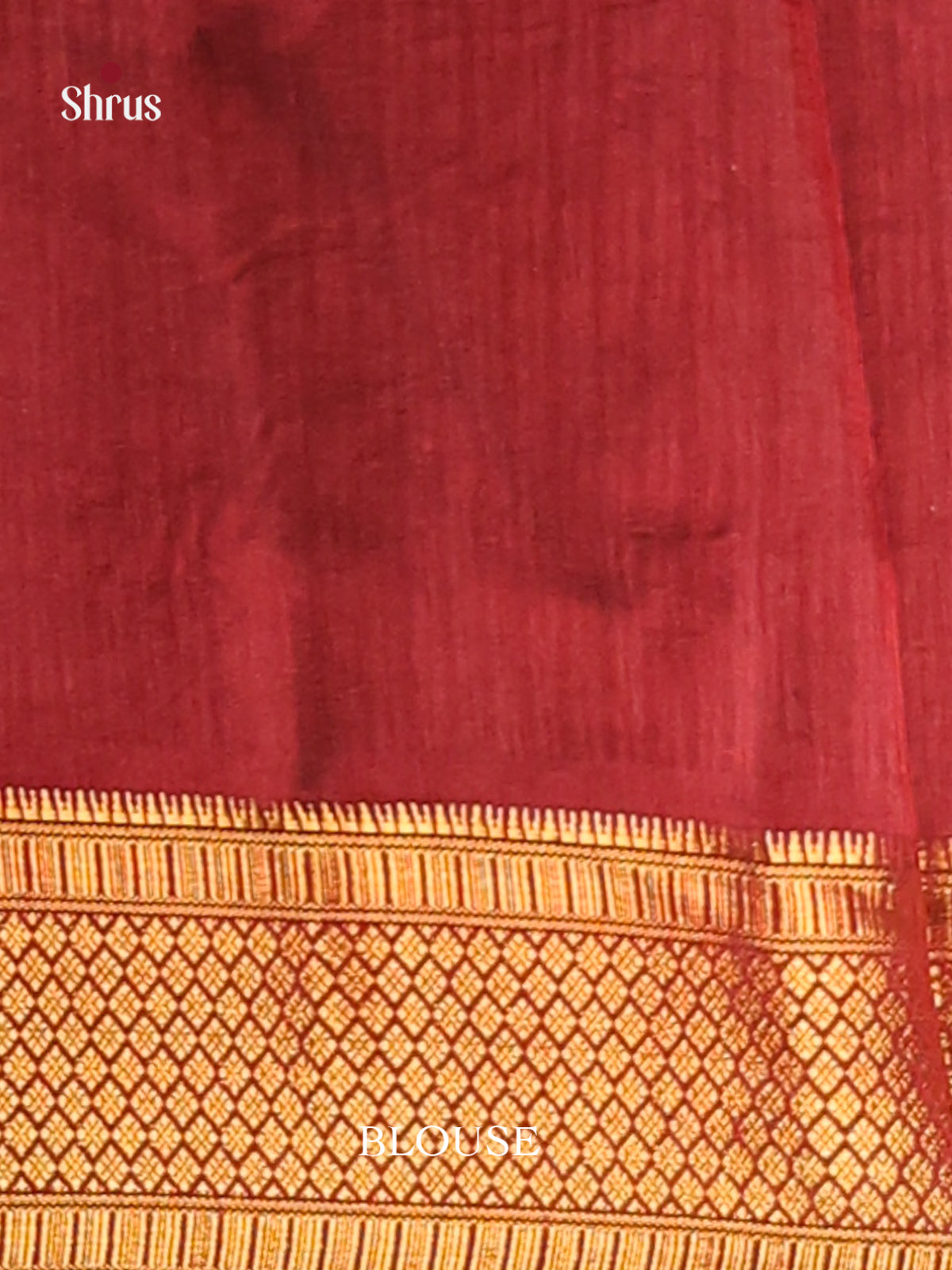 Black & Maroon - Semi Patola Saree