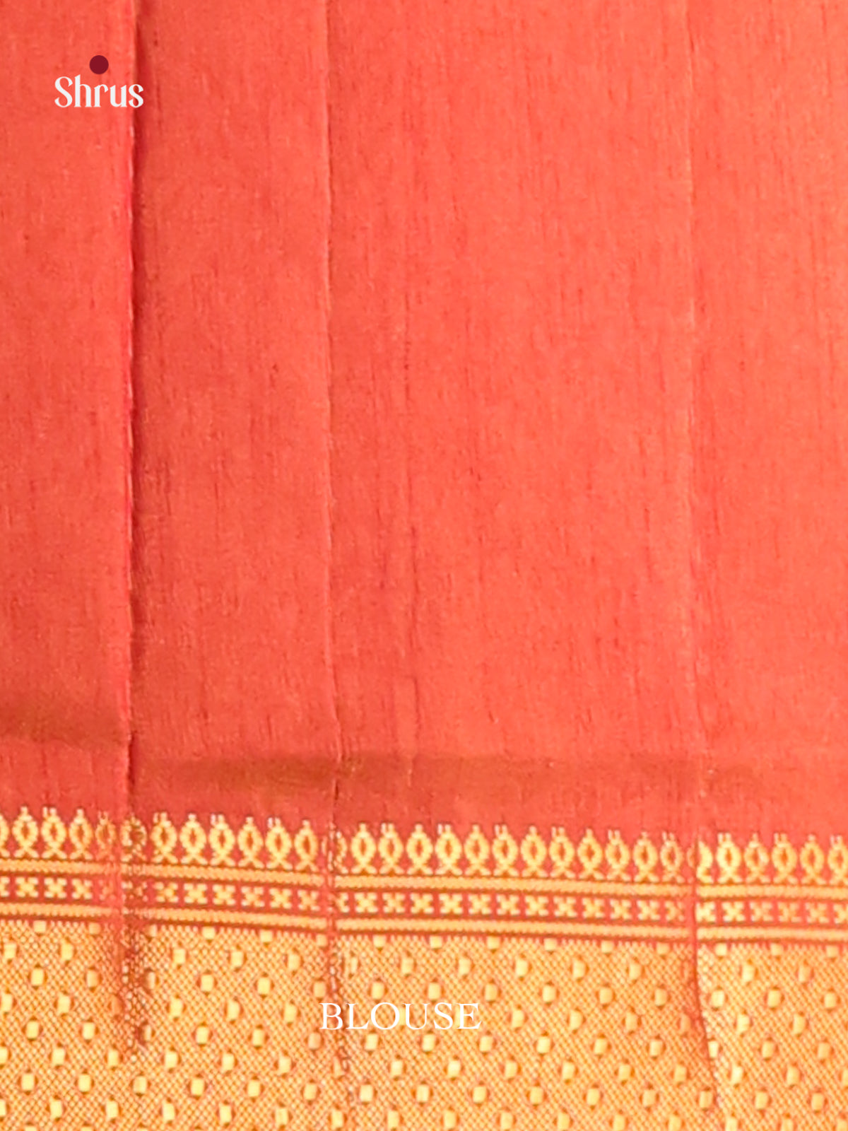 Double Shaded Purple & Brick - Semi Patola Saree - Shop on Shrus.com