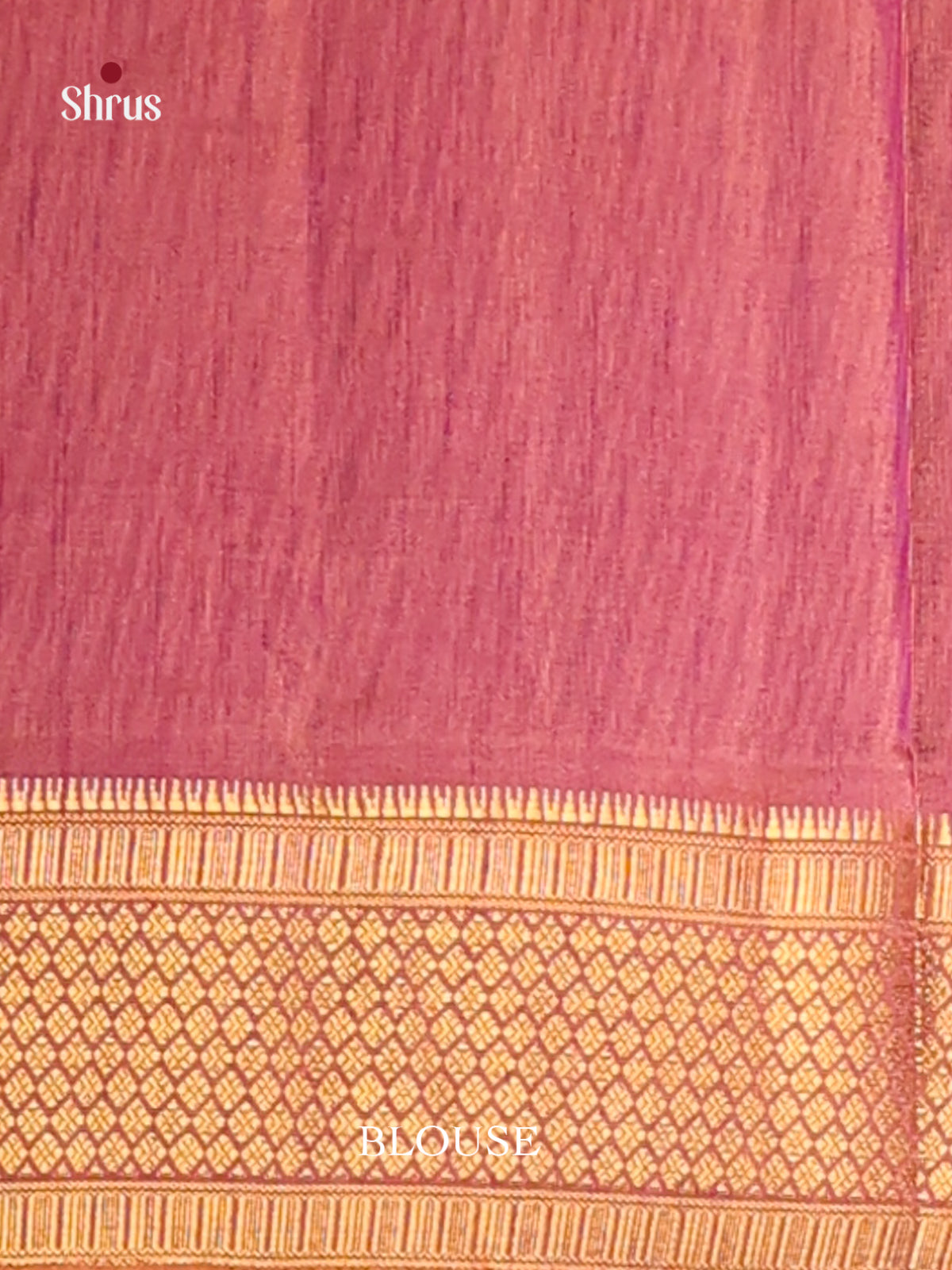 Brown & Purple- Semi Patola Saree