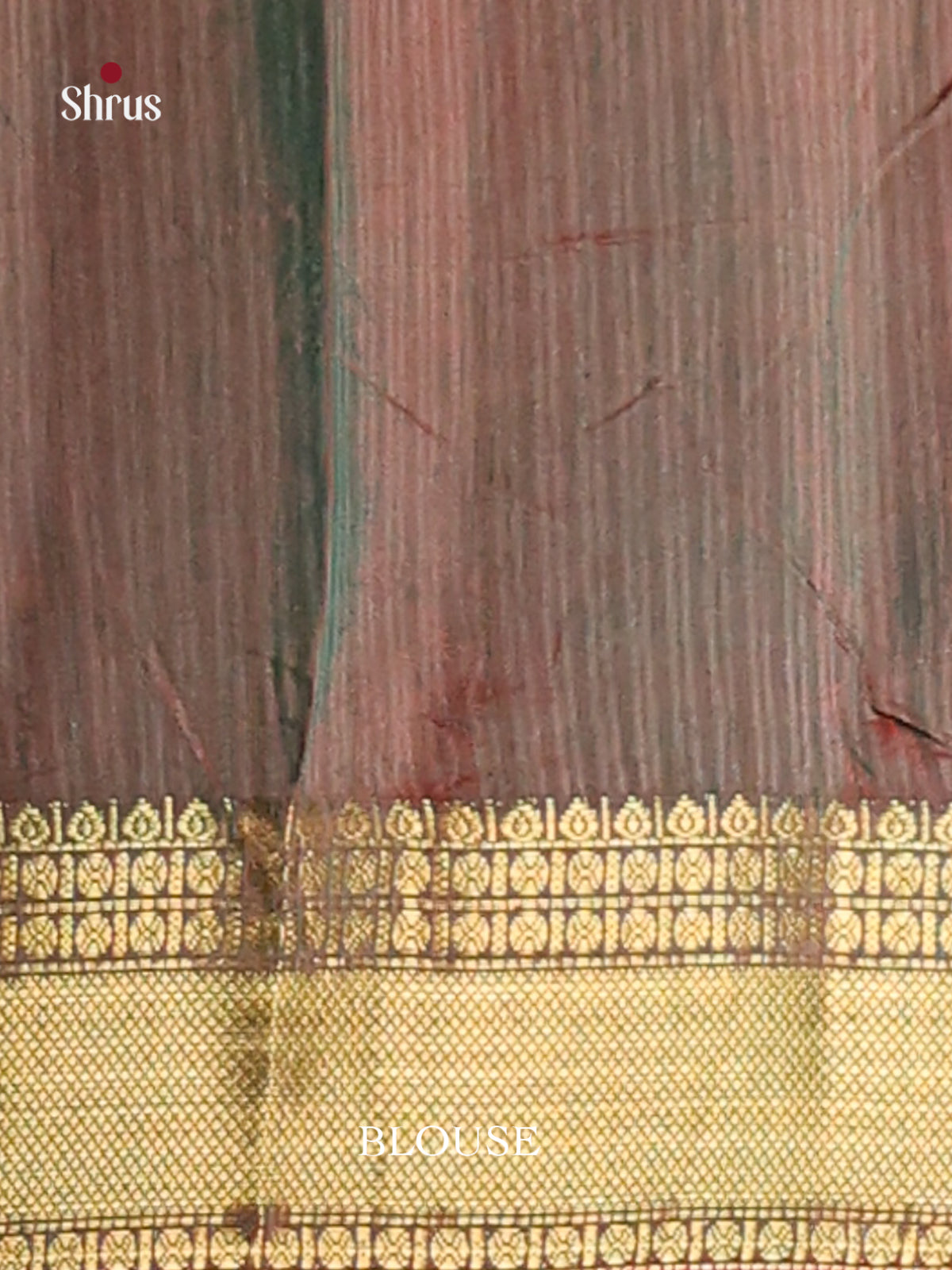 Purple & Double Shaded Green- Semi Patola Saree - Shop on Shrus.com