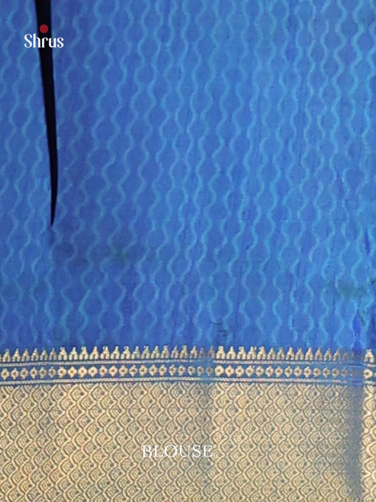 Teal & Blue - Semi Patola Saree - Shop on Shrus.com
