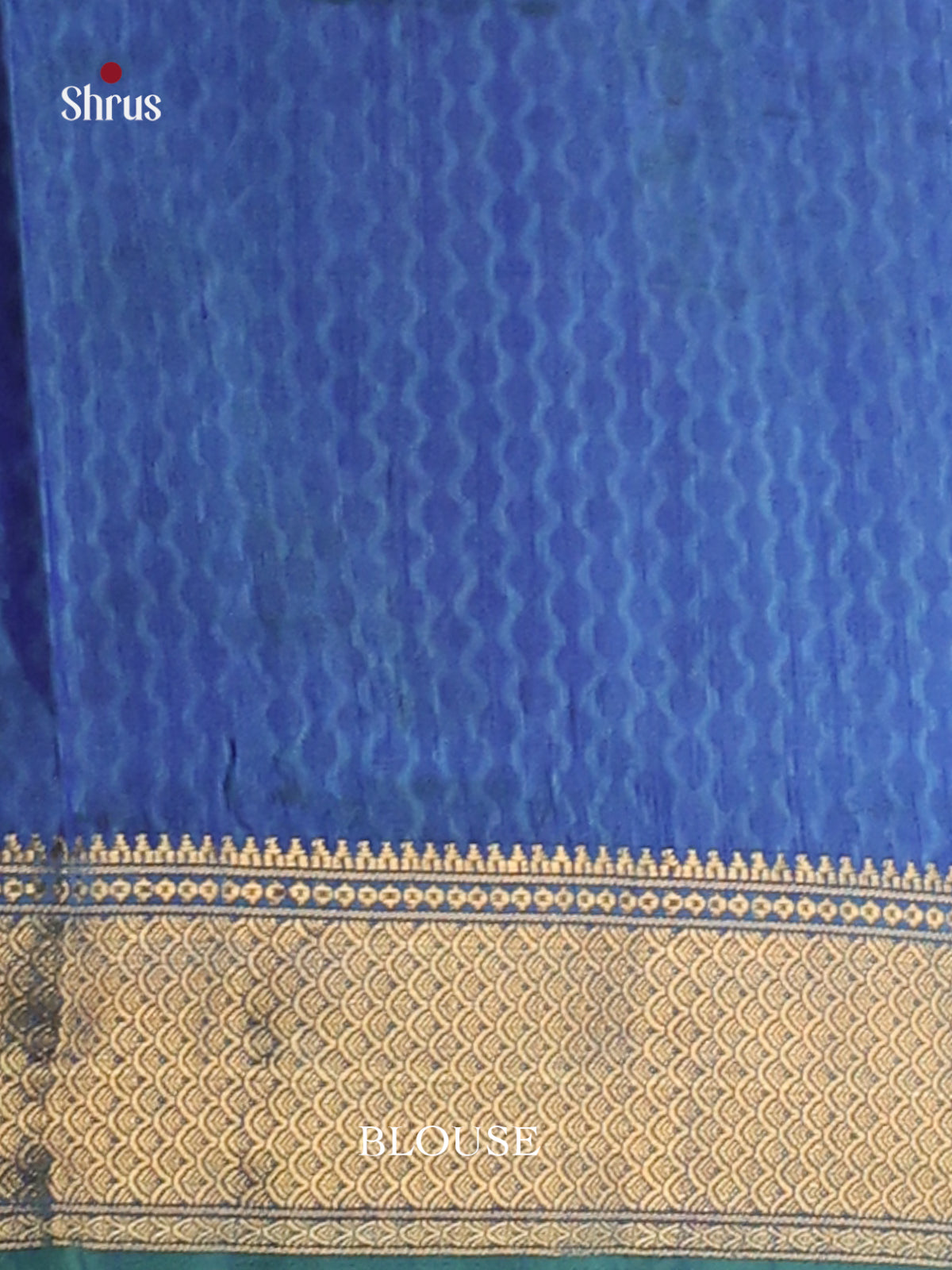 Teal & Blue- Semi Patola Saree - Shop on Shrus.com