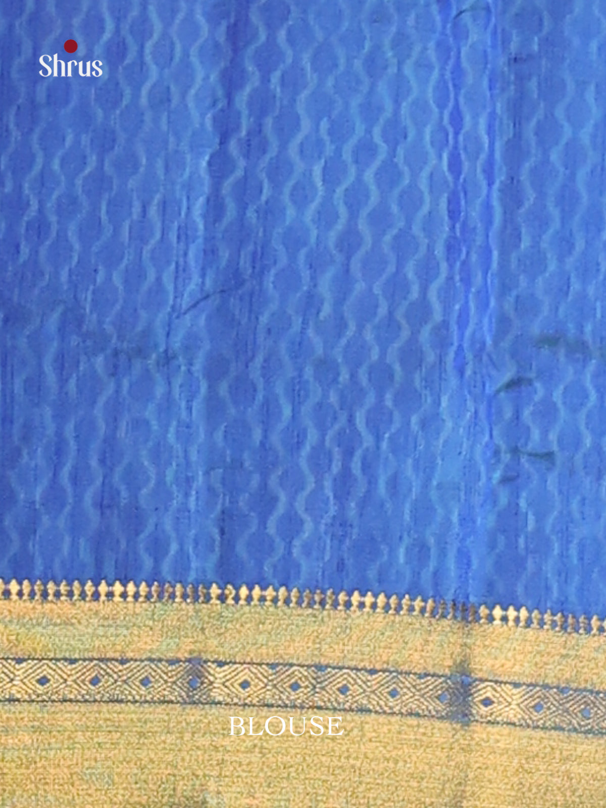 Teal & Blue- Semi Patola Saree - Shop on Shrus.com