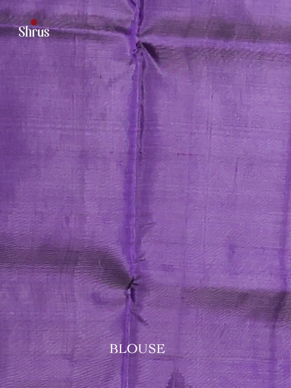 Double Shaded Red & Blue - Banana Pith Saree - Shop on Shrus.com