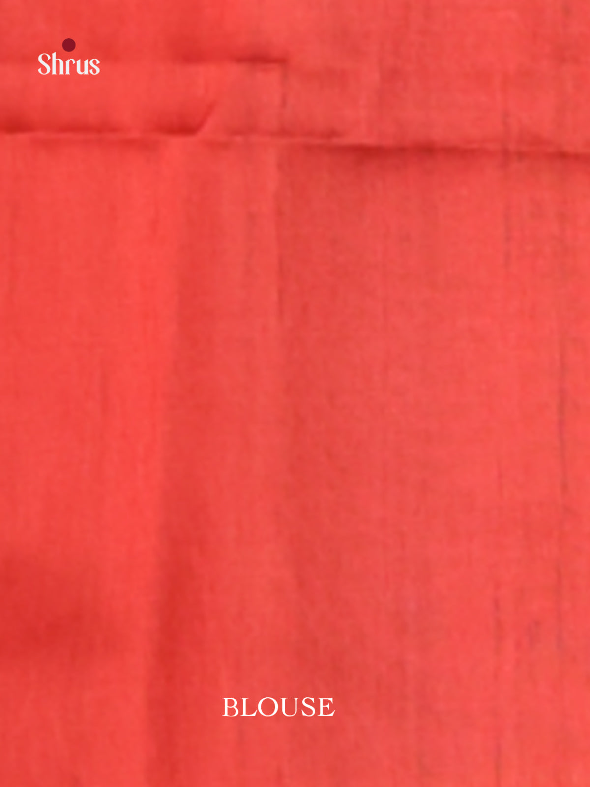 Blue & Red - Printed Madhubani Saree