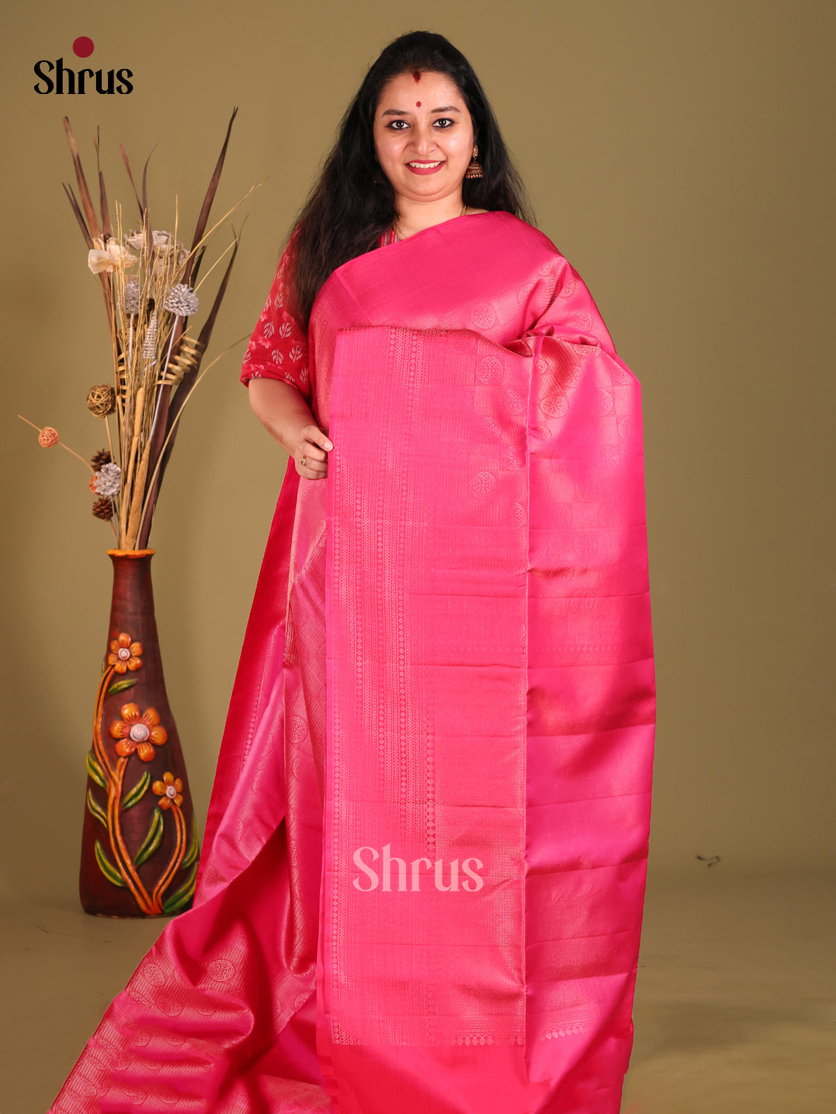 DGS30002-Soft Silk Saree-1