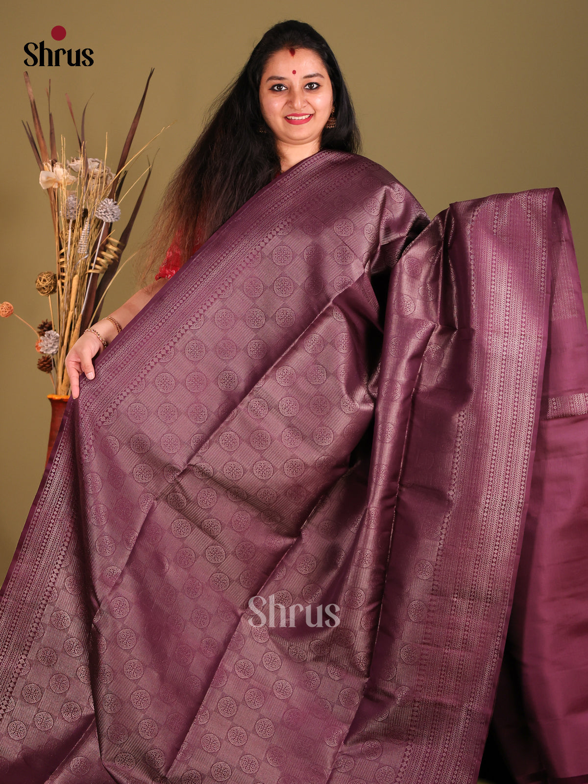 DGS30003-Soft Silk Saree-2