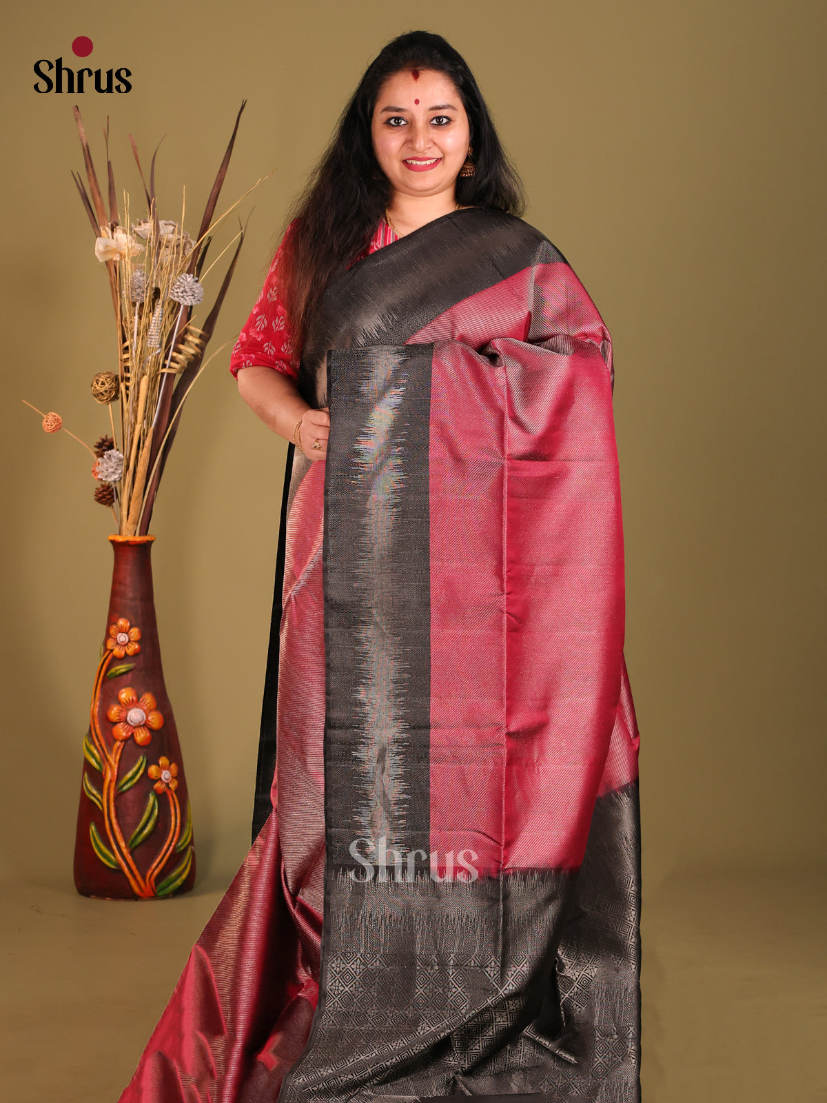 DGS30006-Soft Silk Saree-1