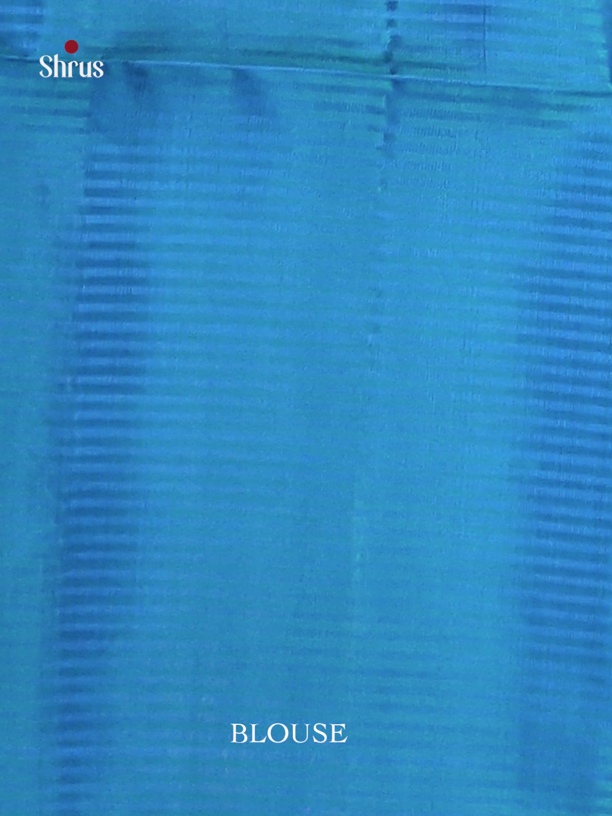 Teal & Blue Soft Silk Saree with gold zari buttas-3