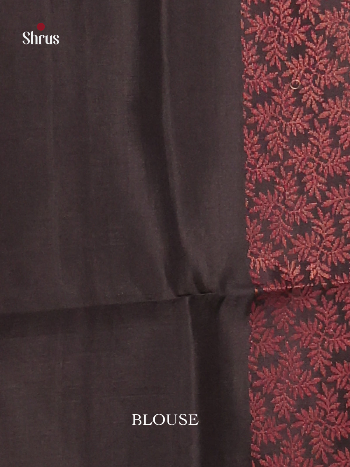 Black borderless Soft Silk Saree with woven brocade-3