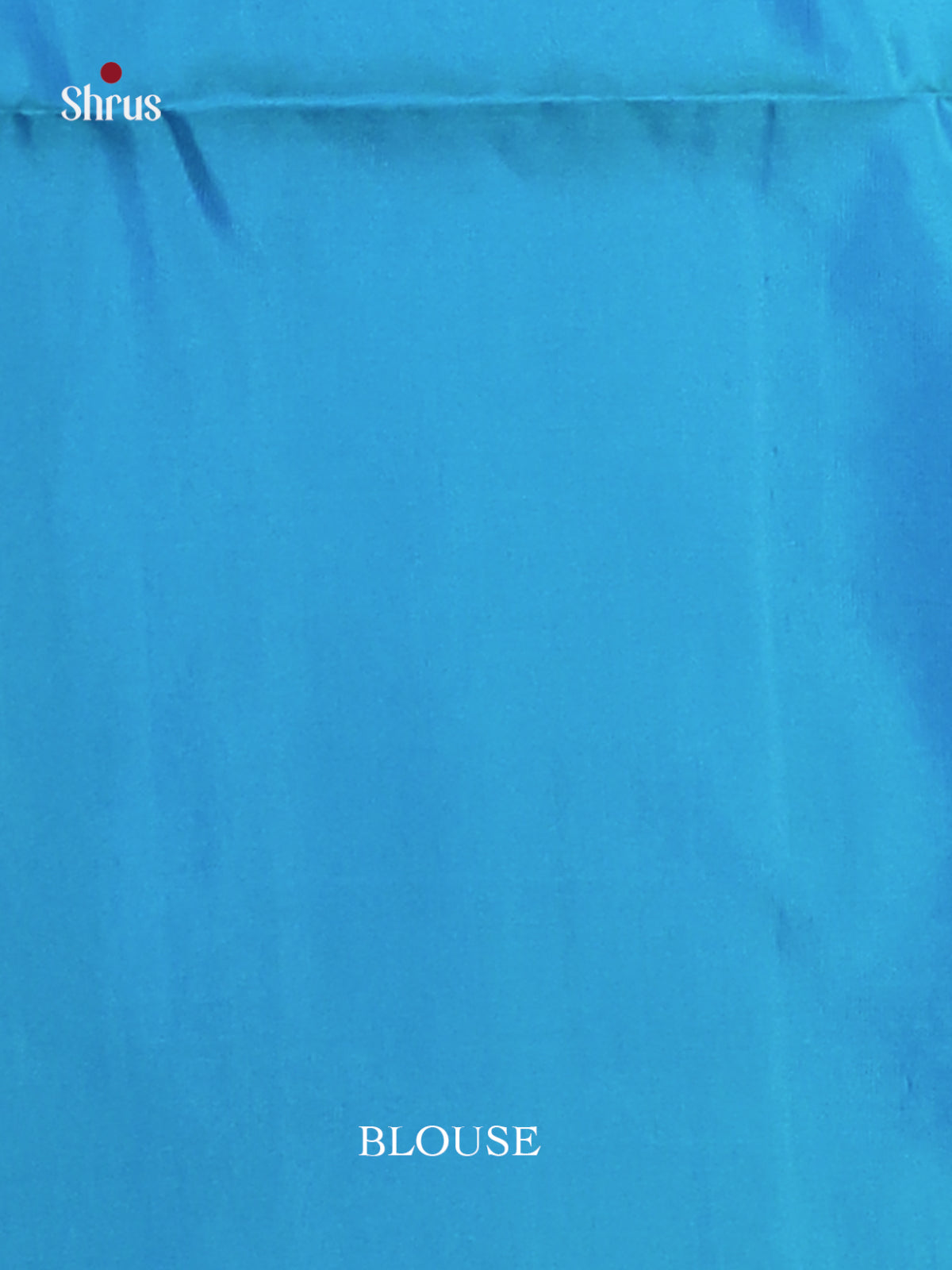 Blue Single Tone Soft Silk Saree with zari brocade