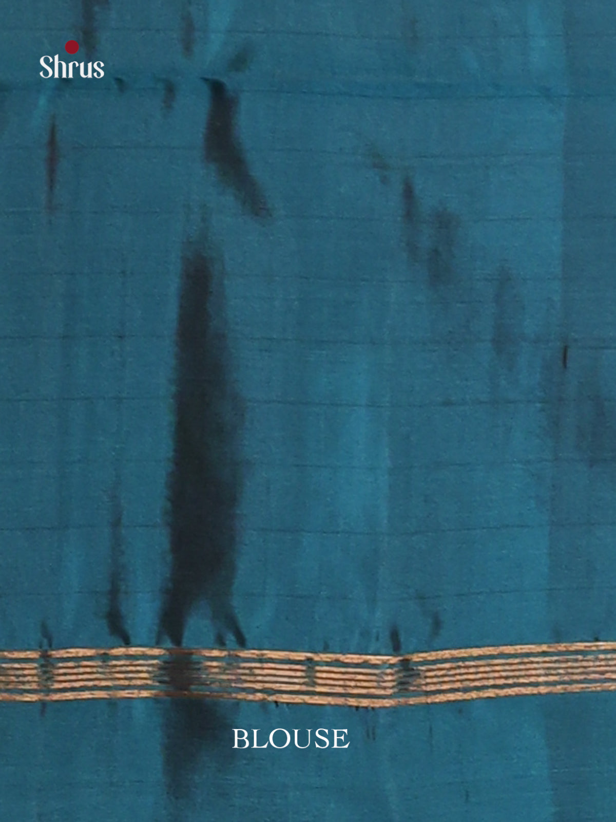 Jamun & Blue Soft Silk Saree gleams with zari stripes-3