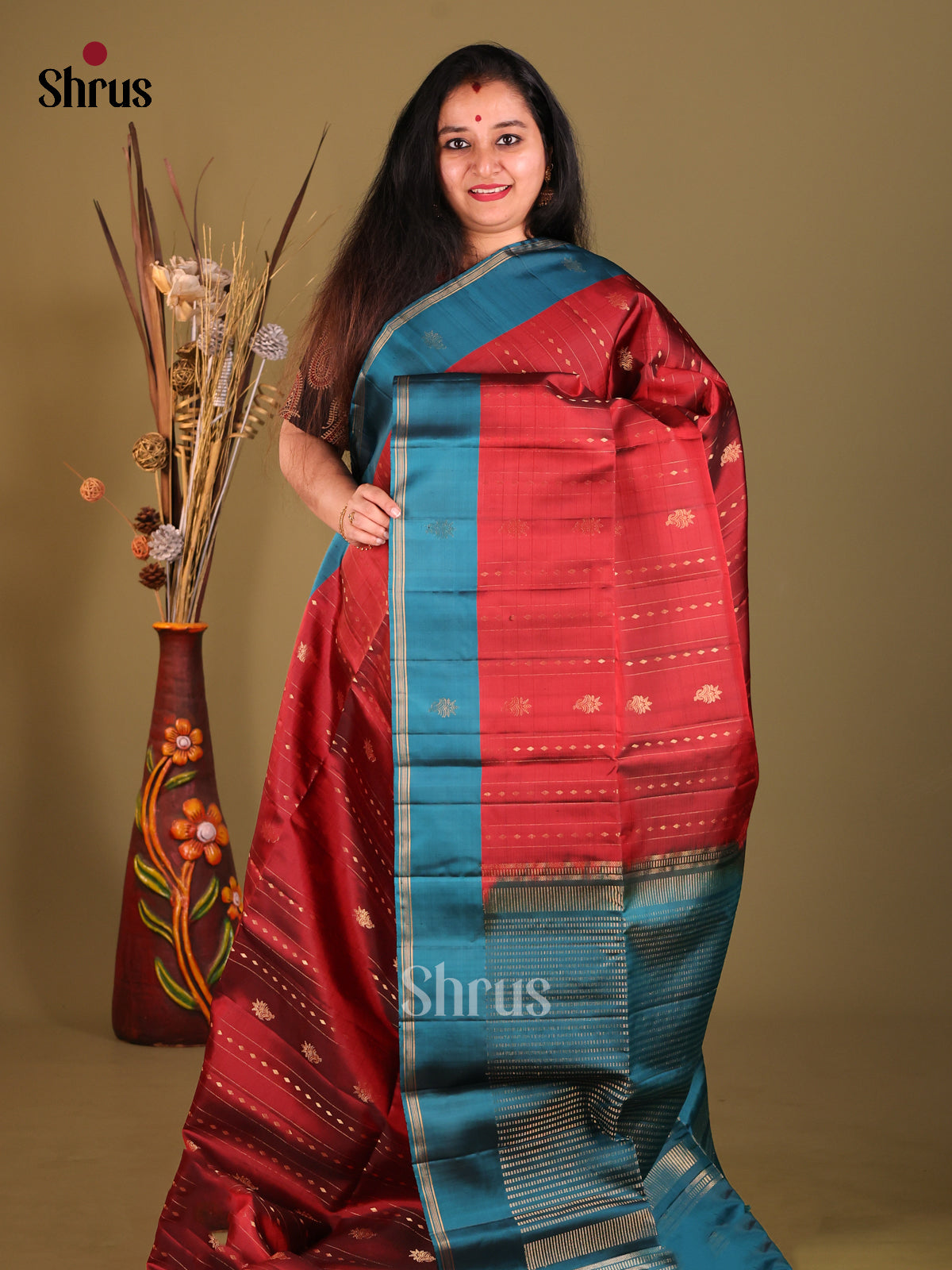 DGS30451-Soft Silk Saree-1