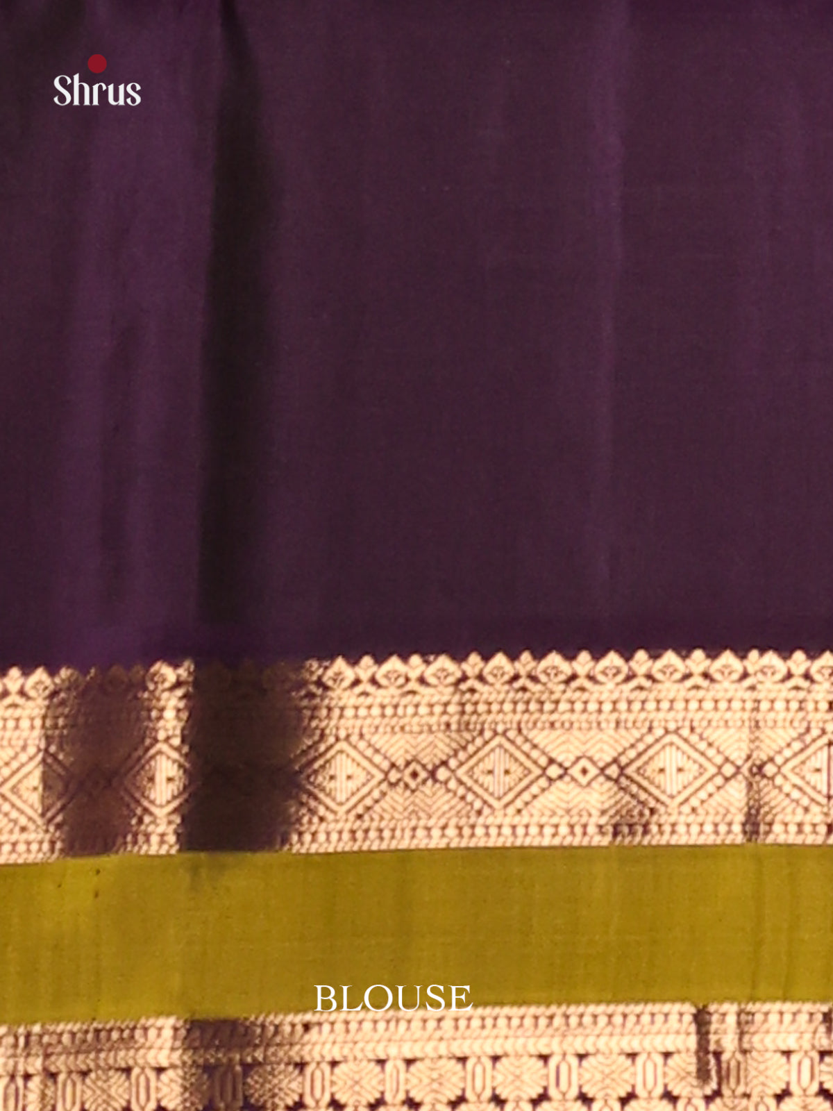 Green & Violet Soft Silk Saree with rettaipet zari border-3